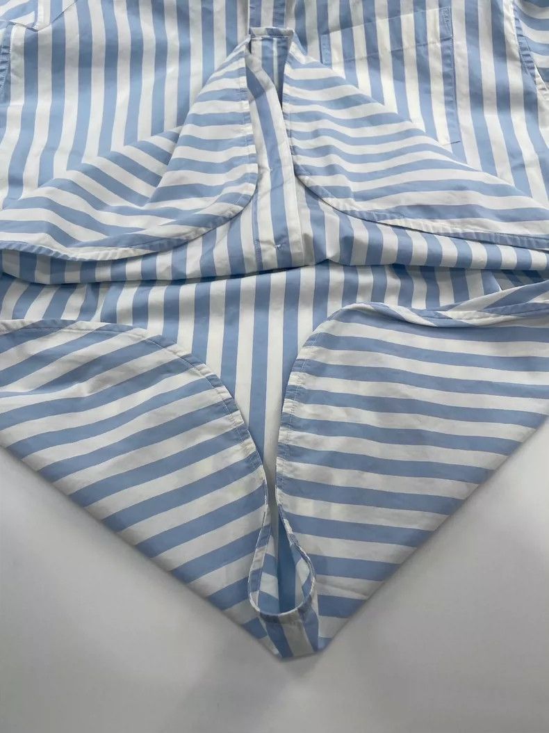 Balenciaga Balenciaga size 34 White Stripe Shirt Size XS / US 0-2 / IT 36-38 - 9 Thumbnail
