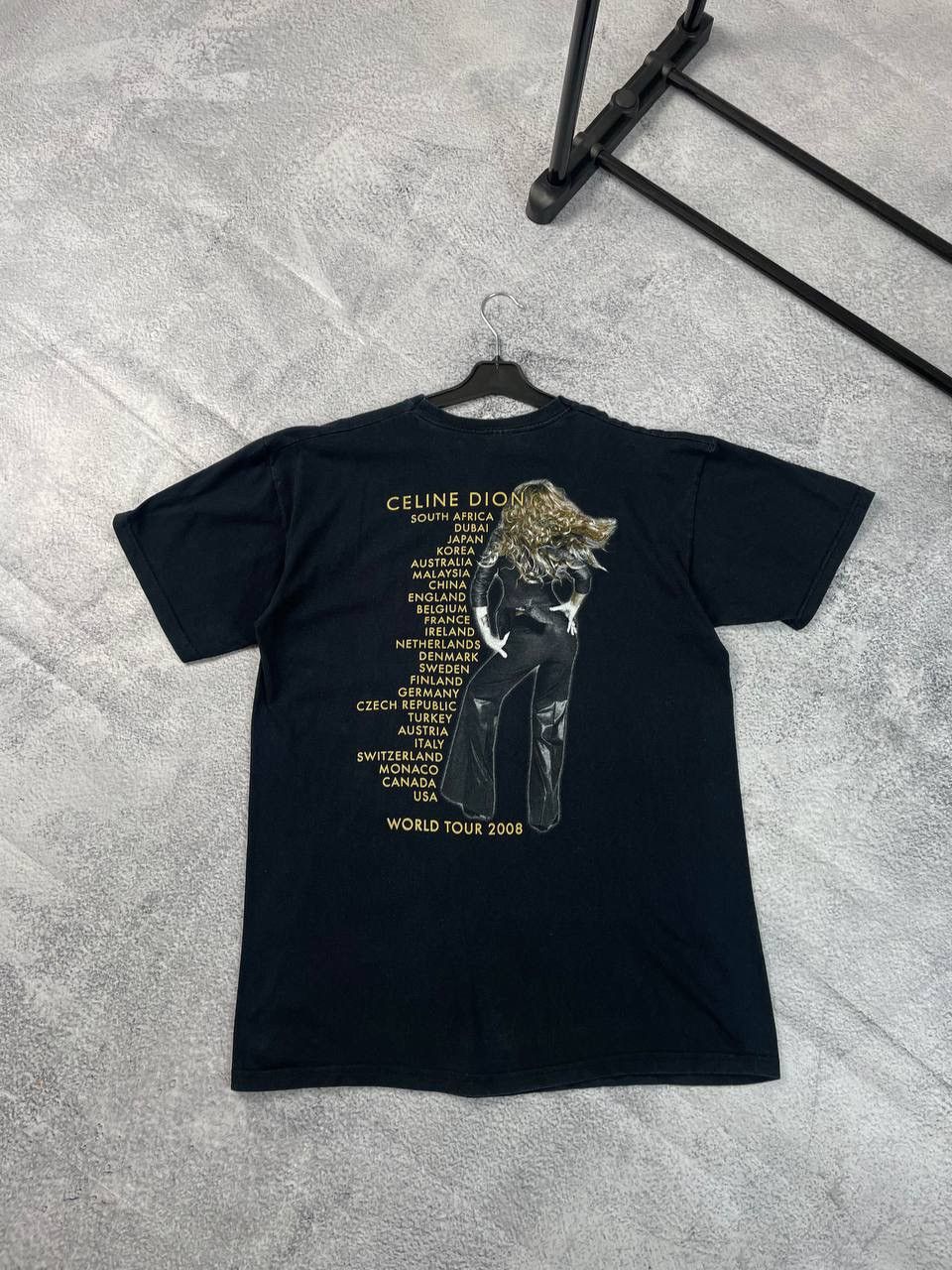 Band Tees Celine Dion tour 2008 T-shirt Size US L / EU 52-54 / 3 - 3 Thumbnail