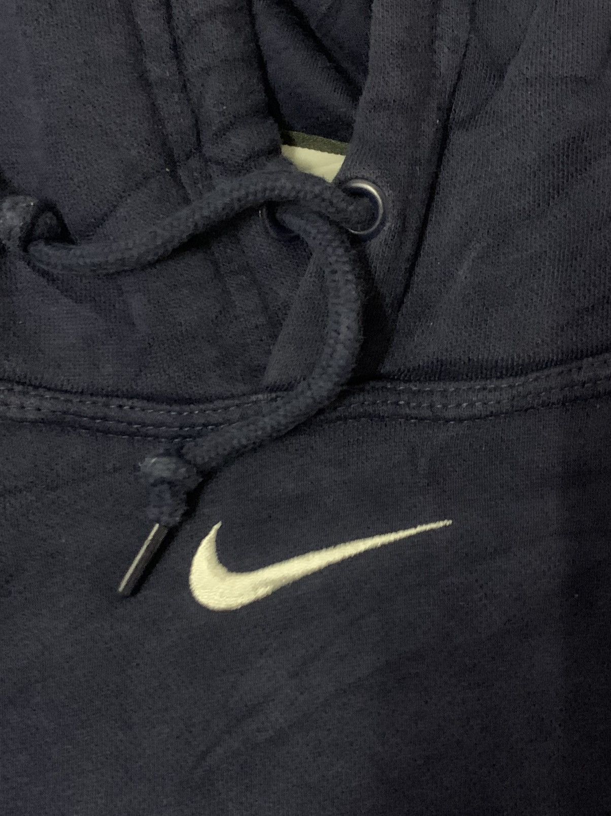 Nike × Vintage Nike Centre Swoosh Hoodies Size US XXL / EU 58 / 5 - 3 Thumbnail