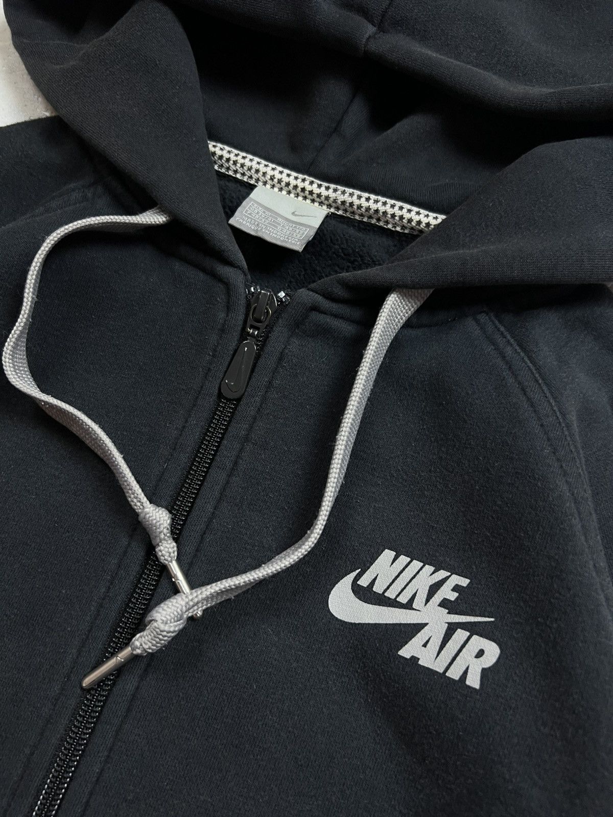 Nike 90s Nike Air Vintage Y2K Drill Oversized Retro Zip Hoodie Size US M / EU 48-50 / 2 - 4 Thumbnail
