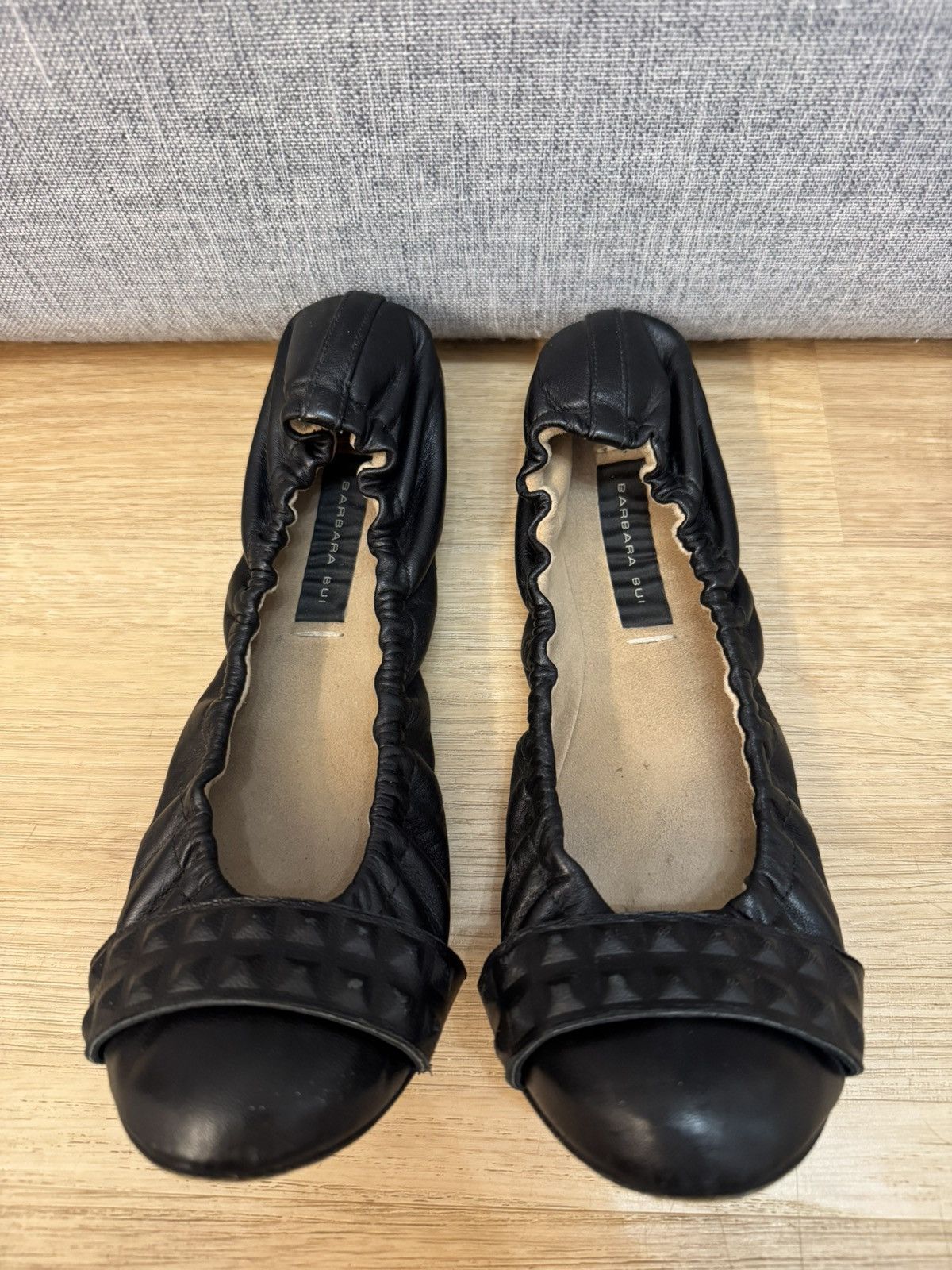 Barbara Bui Barbara Bui ballerinas Leather Flats Black size 39 Size US 9 / IT 39 - 4 Thumbnail