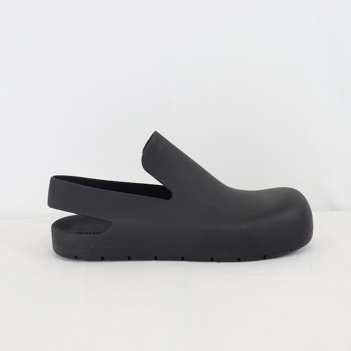 Bottega Veneta o1rshd1 Matt Rubber Sandal in Black Size US 8 / EU 41 - 5 Thumbnail