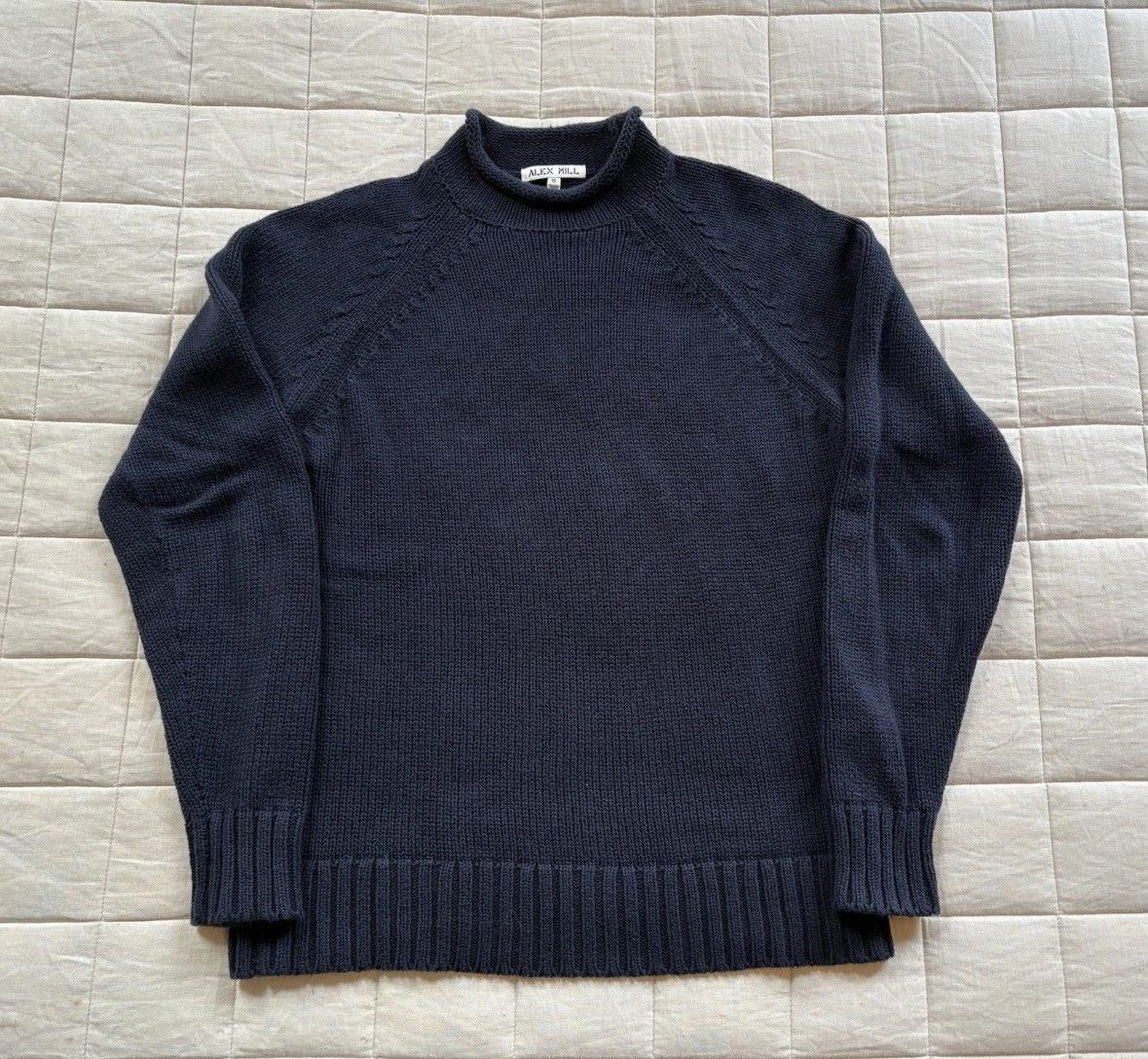 Alex Mill Alex Mill Roll Neck Sweater Navy Size US S / EU 44-46 / 1 - 1 Thumbnail