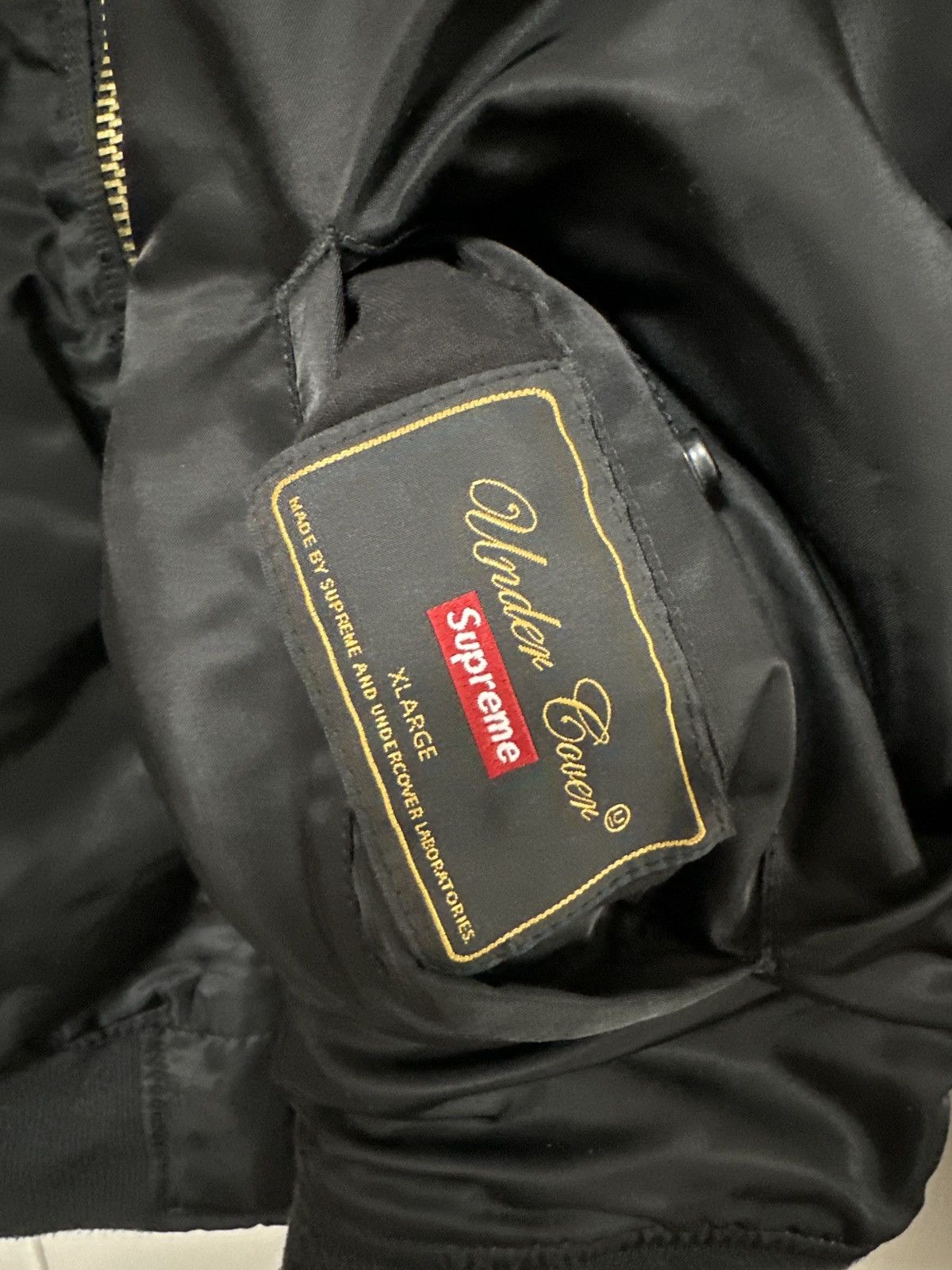 Supreme × Undercover GENERATION FUCK YOU Bomber Size US XL / EU 56 / 4 - 15 Thumbnail