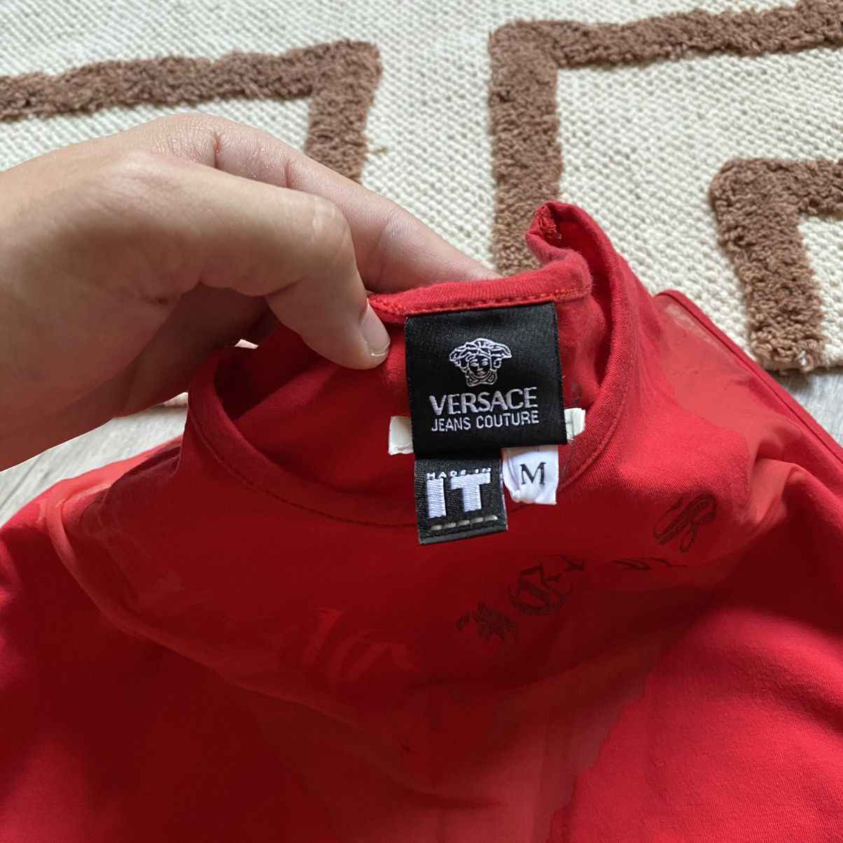Versace Jeans Couture VERSACE Y2K X MESH RED TANK TOP Size M / US 6-8 / IT 42-44 - 5 Thumbnail