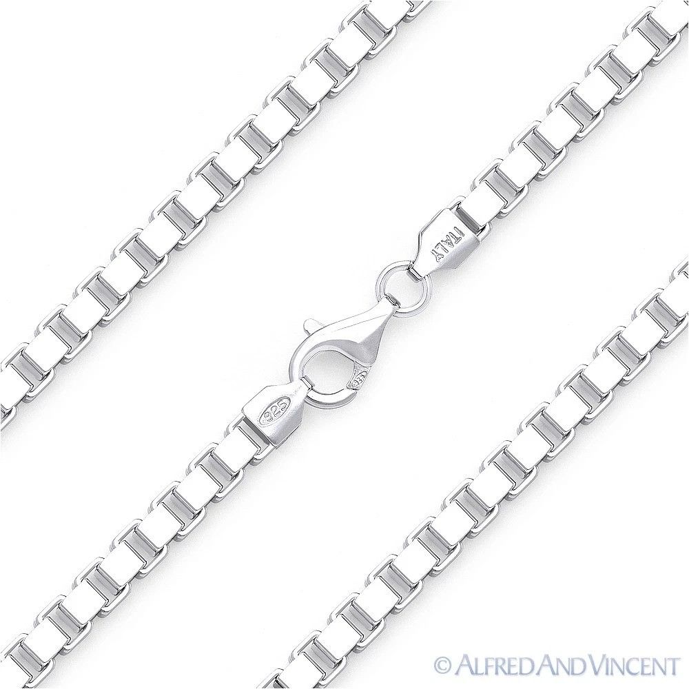 Other 4.5mm Classic Box Link Italian Chain Necklace Size ONE SIZE - 1 Thumbnail