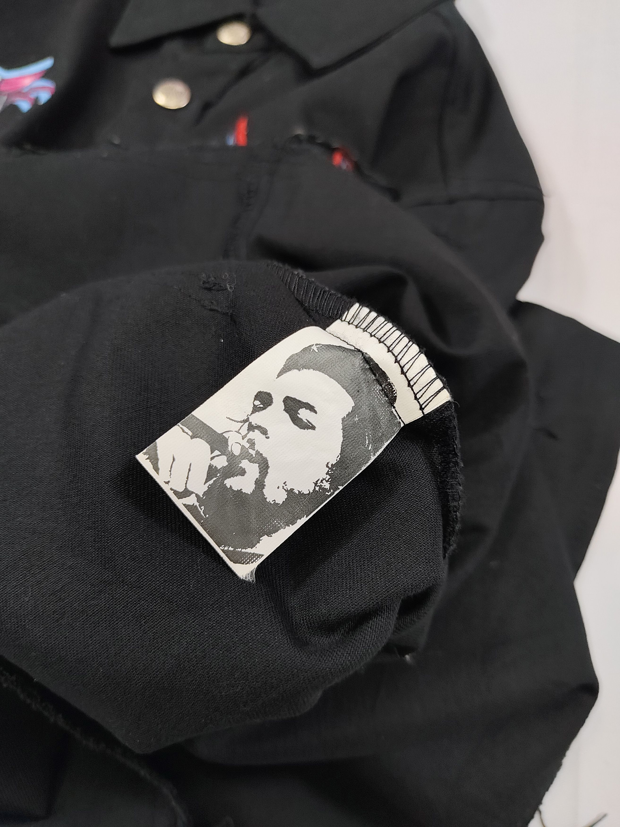 Seditionaries 00s Skullism Archive Japanese Geisha Oni Pacth Cropped Shirt Size US M / EU 48-50 / 2 - 11 Thumbnail