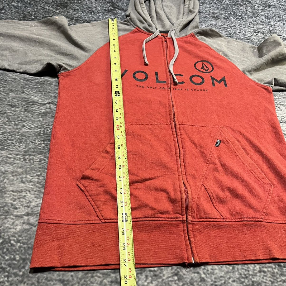 Volcom VINTAGE Y2K VOLCOM GRUNGE SKATER LOGO ZIP UP HOODIE LARGE Size US L / EU 52-54 / 3 - 17 Thumbnail