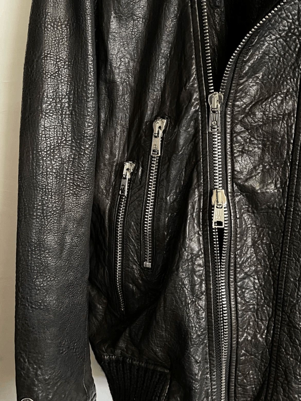 Alexander McQueen S 50 Alexander McQueen 00S Leather Bike Jacket Size US M / EU 48-50 / 2 - 4 Thumbnail
