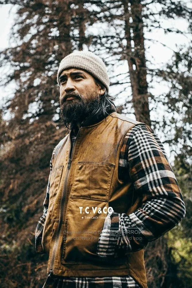 Filson Filson Tin Waxed Cotton Vest. Size US M / EU 48-50 / 2 - 2 Thumbnail