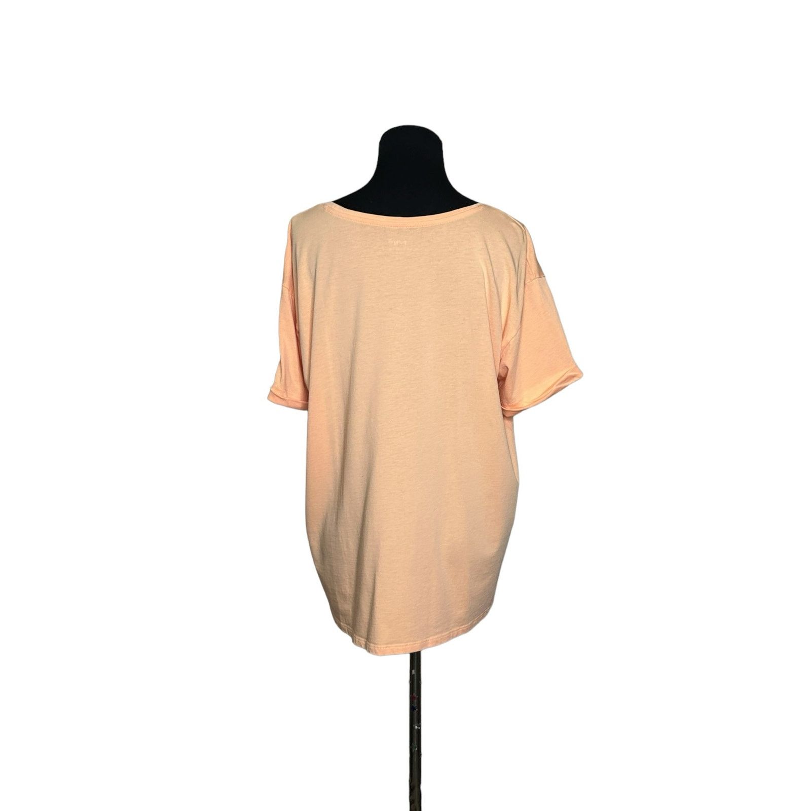 J. Jill J. Jill melon orange short sleeves t shirt size L Size L / US 10 / IT 46 - 9 Thumbnail
