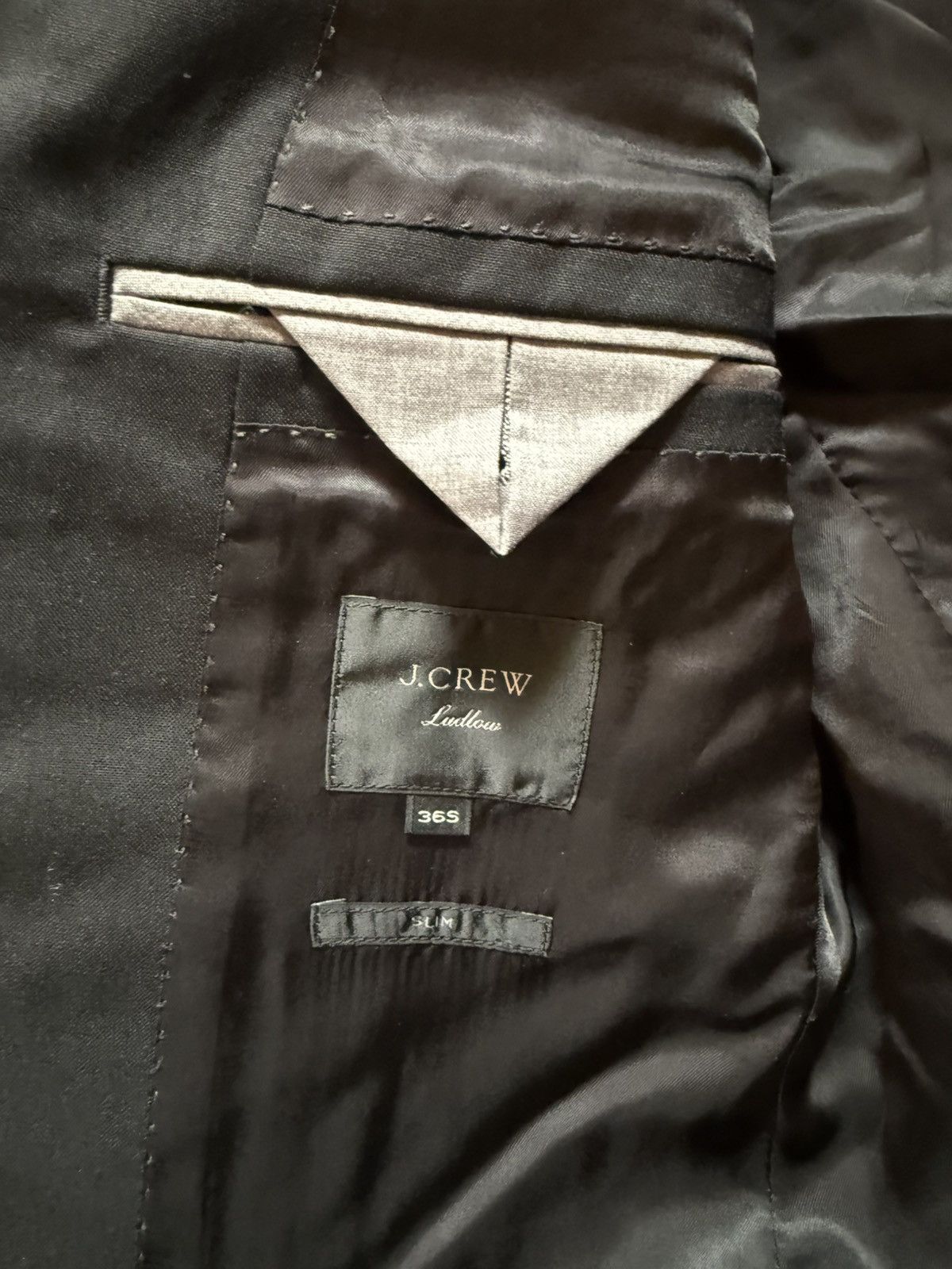 J.Crew J. Crew 36S Black Ludlow Suit Size 36S - 2 Thumbnail