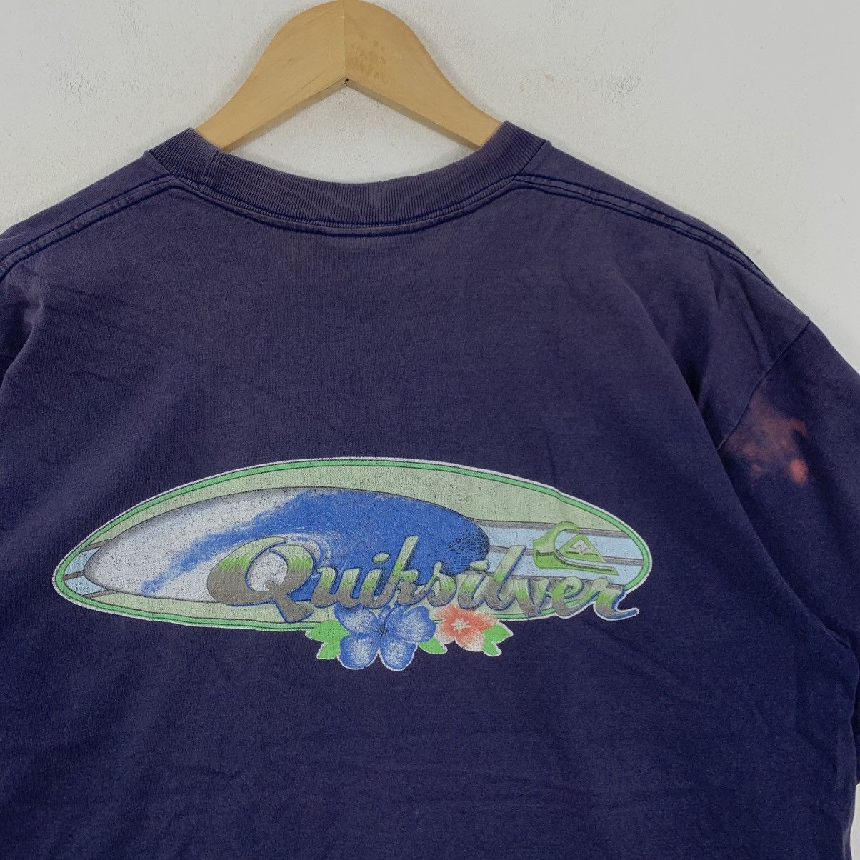 Quiksilver Vintage 90s QUIKSILVER USA Surfing Tshirt Distressed Size US L / EU 52-54 / 3 - 5 Thumbnail