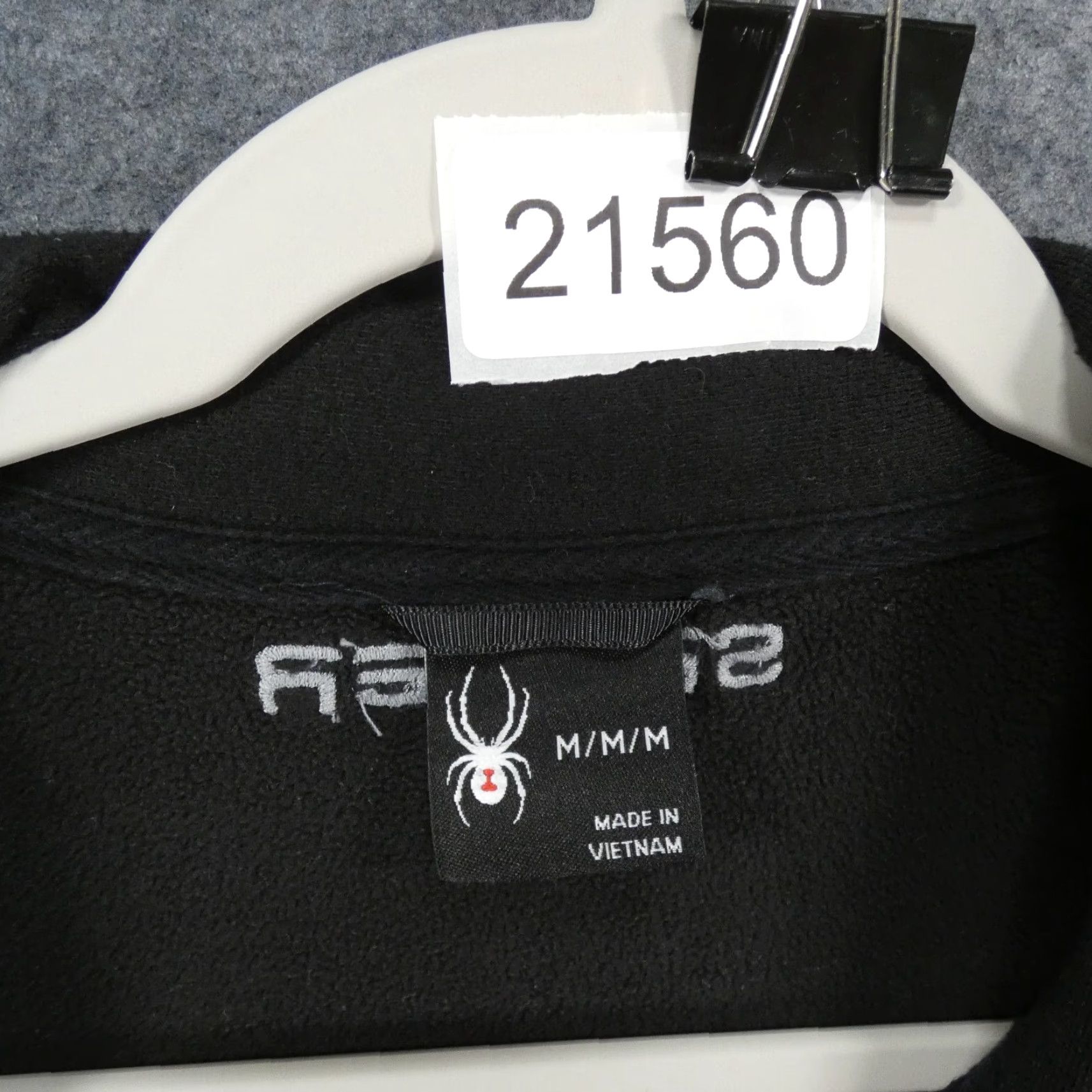 Spyder Spyder Jacket Mens M Black Full Zip Fleece Logo Size US M / EU 48-50 / 2 - 7 Thumbnail