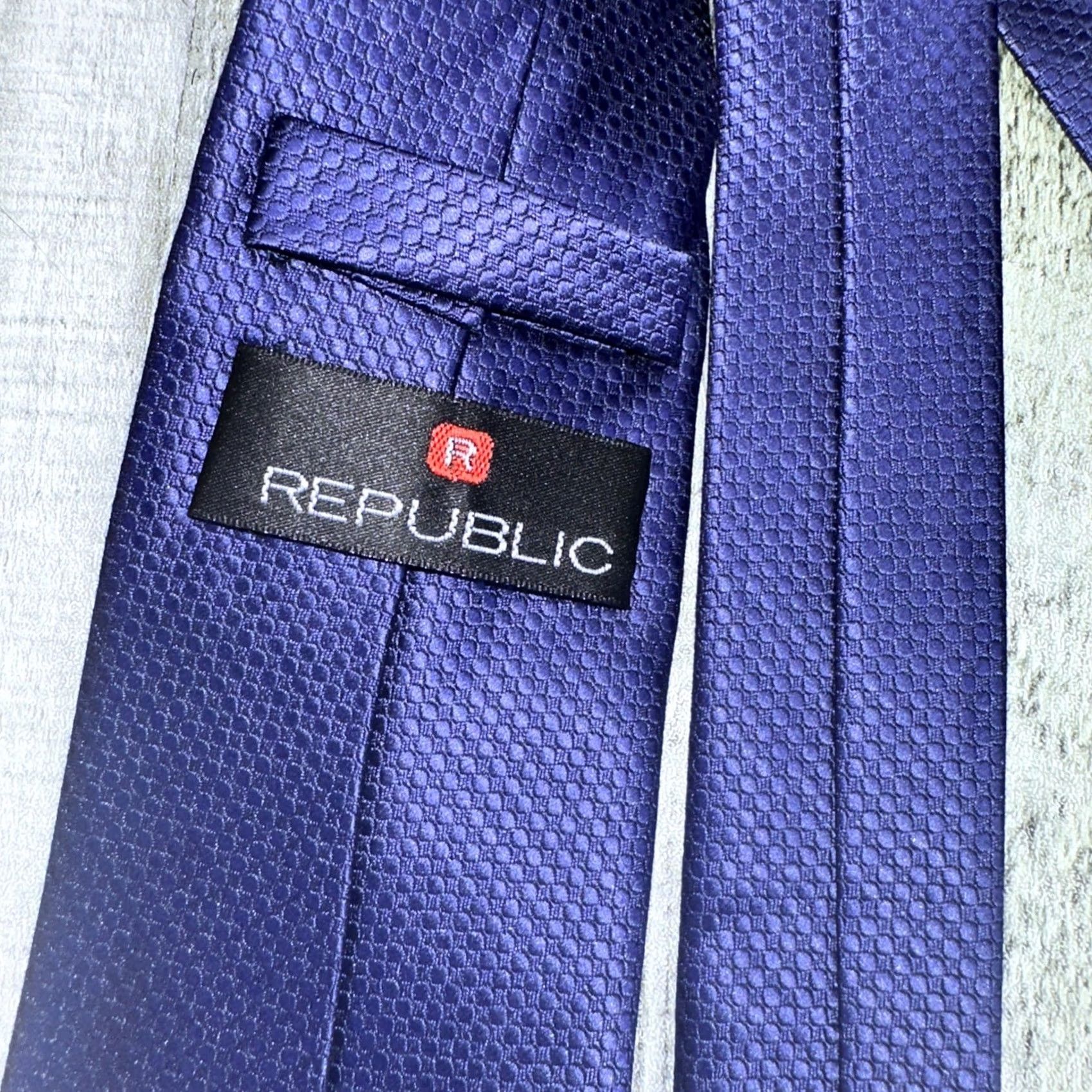 New Republic Republic Tie Men Blue 60 Inch Size ONE SIZE - 3 Thumbnail