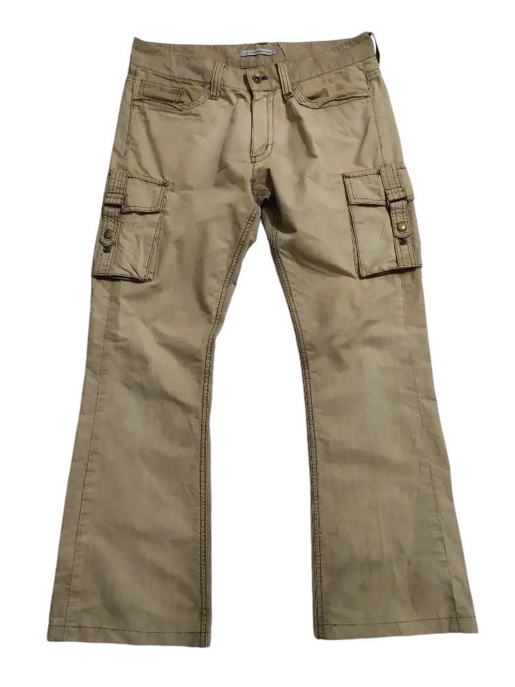 Michel Klein Vintage Michel Klein Homme pin stripe Cargo Pants Size US 32 / EU 48 - 1 Thumbnail