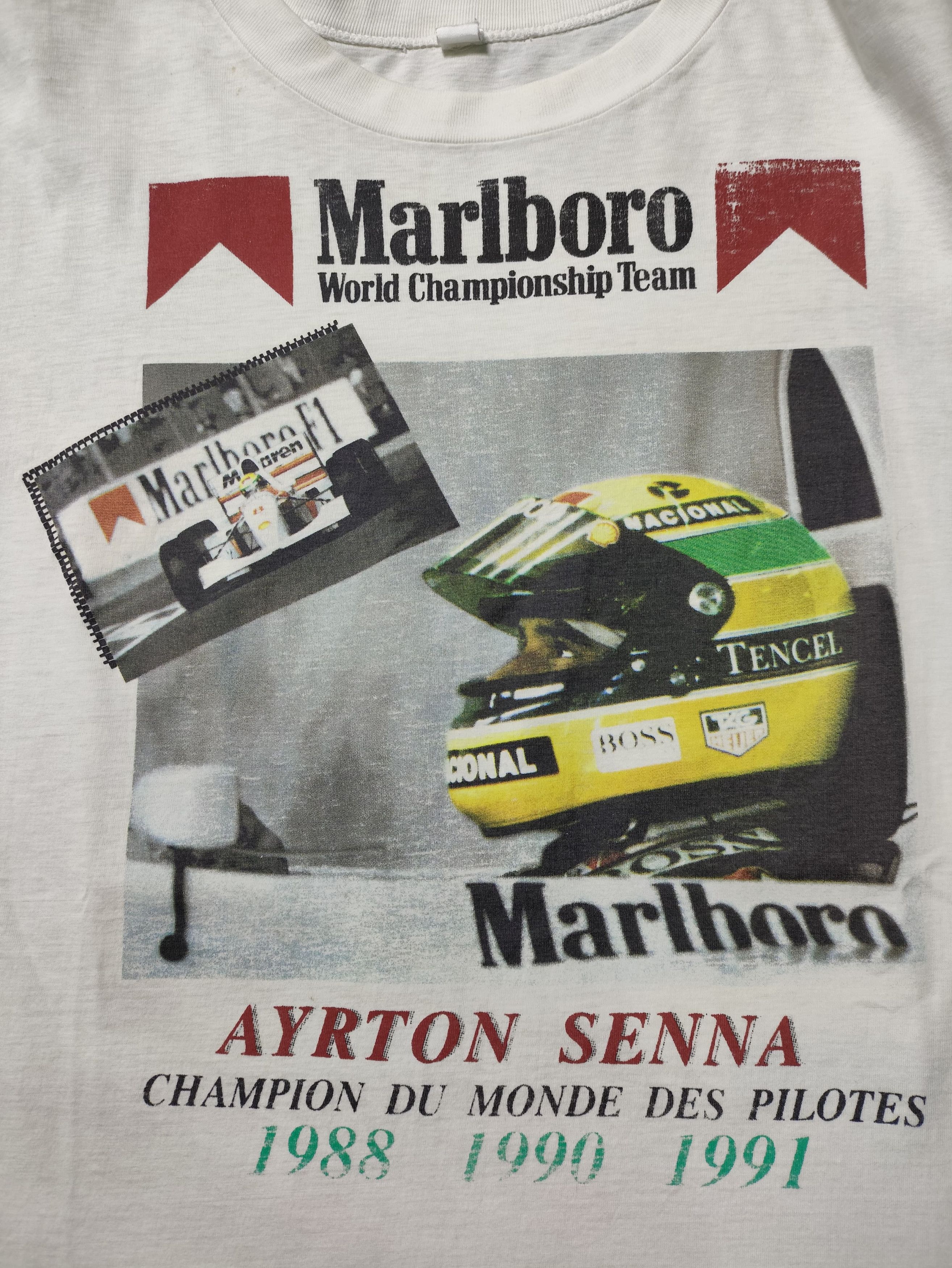 Marlboro Vintage Marlboro F1 Senna Size US L / EU 52-54 / 3 - 3 Thumbnail