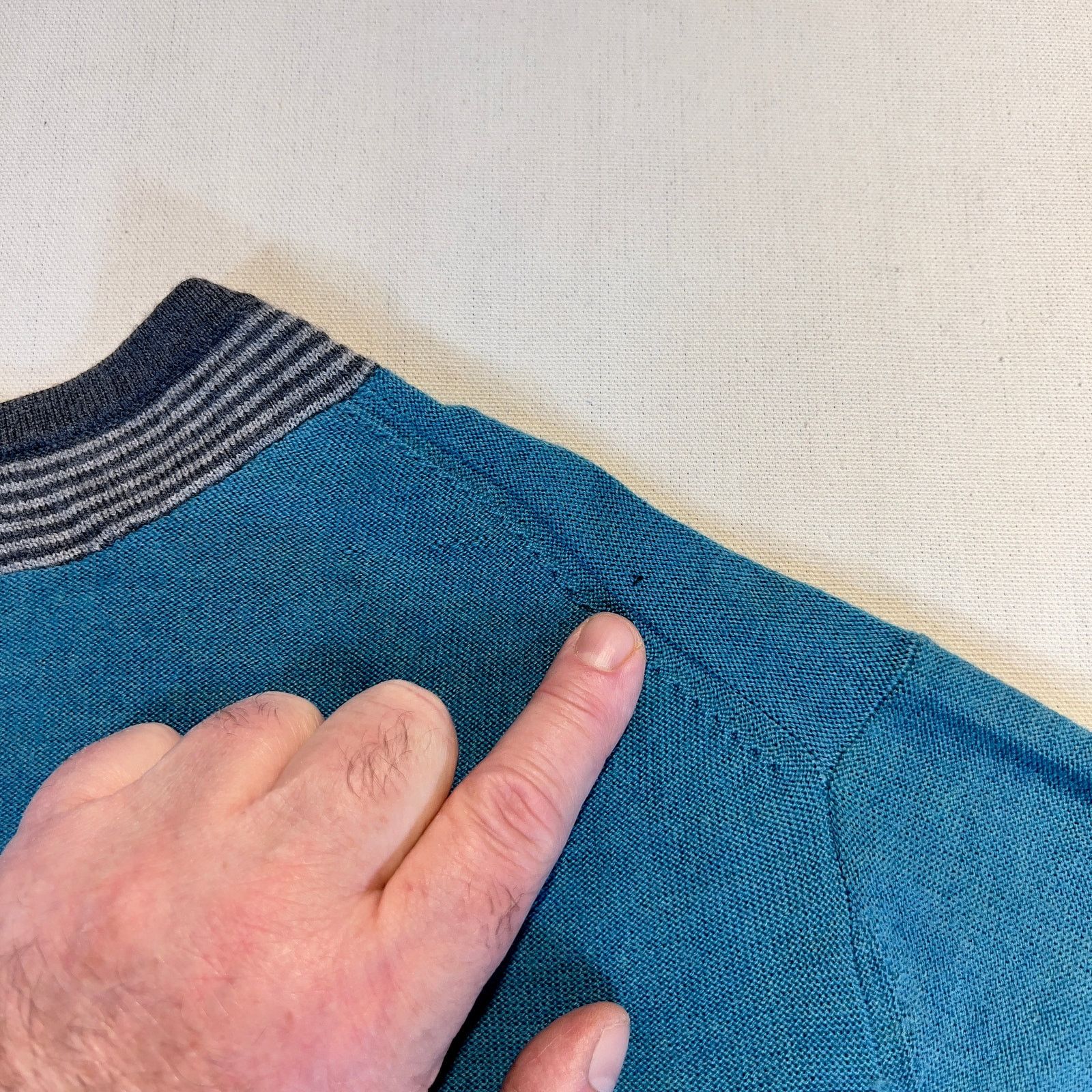 Raffi Raffi Linea Uomo 100% Extra Fine Merino Wool CrewNeck Sweate Size US XXL / EU 58 / 5 - 4 Thumbnail
