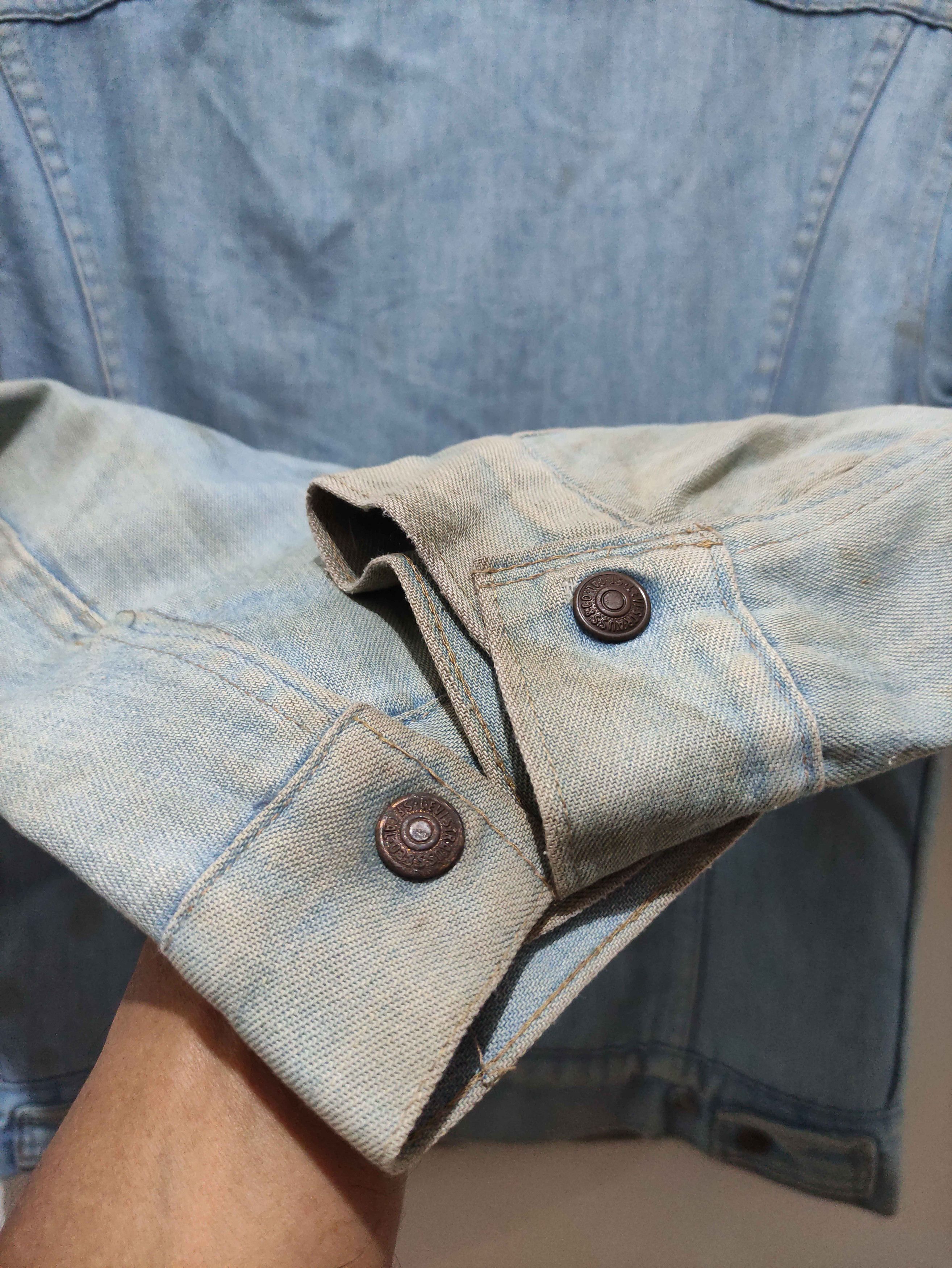 Levi's Vintage 1970's Levis Sherpa Lined Trucker Jacket Size US S / EU 44-46 / 1 - 13 Thumbnail