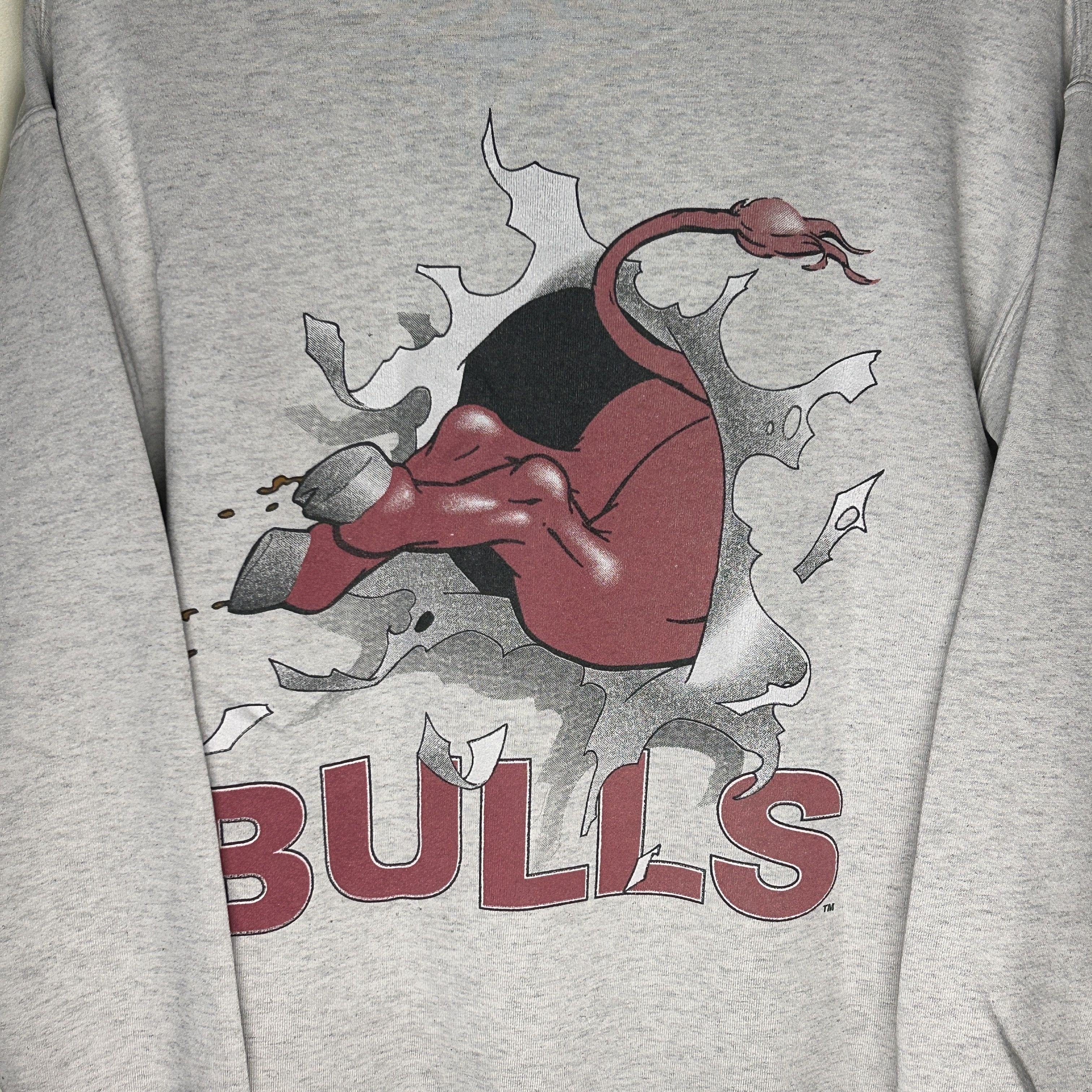 NBA Vintage Chicago Bulls 90's Crewneck Sweatshirt Size US L / EU 52-54 / 3 - 4 Thumbnail