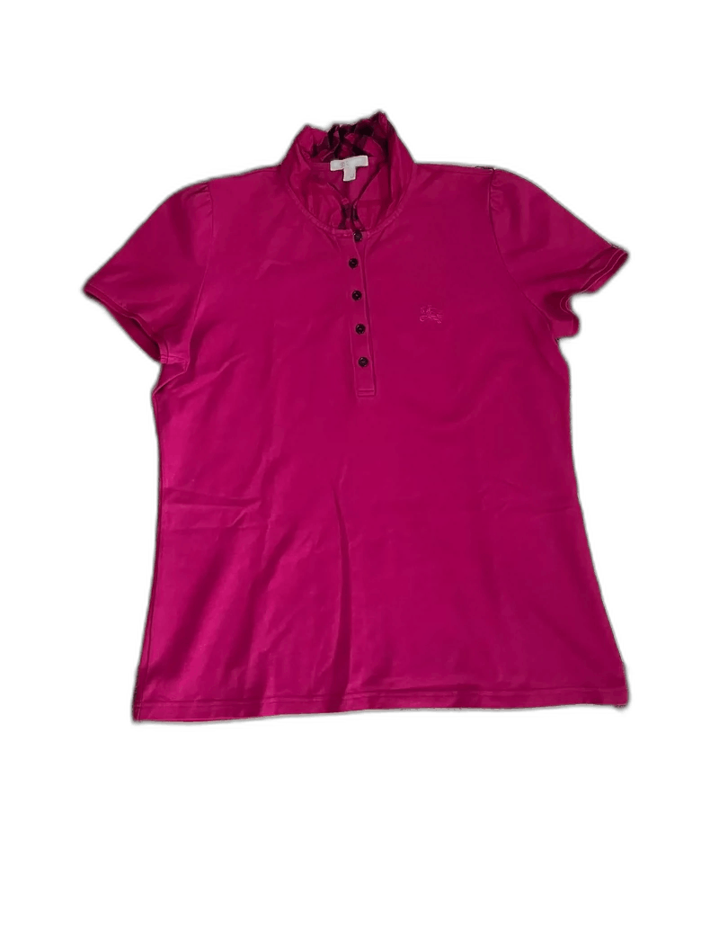 Burberry Burberry Women's Casual Short Sleeve Top Size L / US 10 / IT 46 - 1 Thumbnail