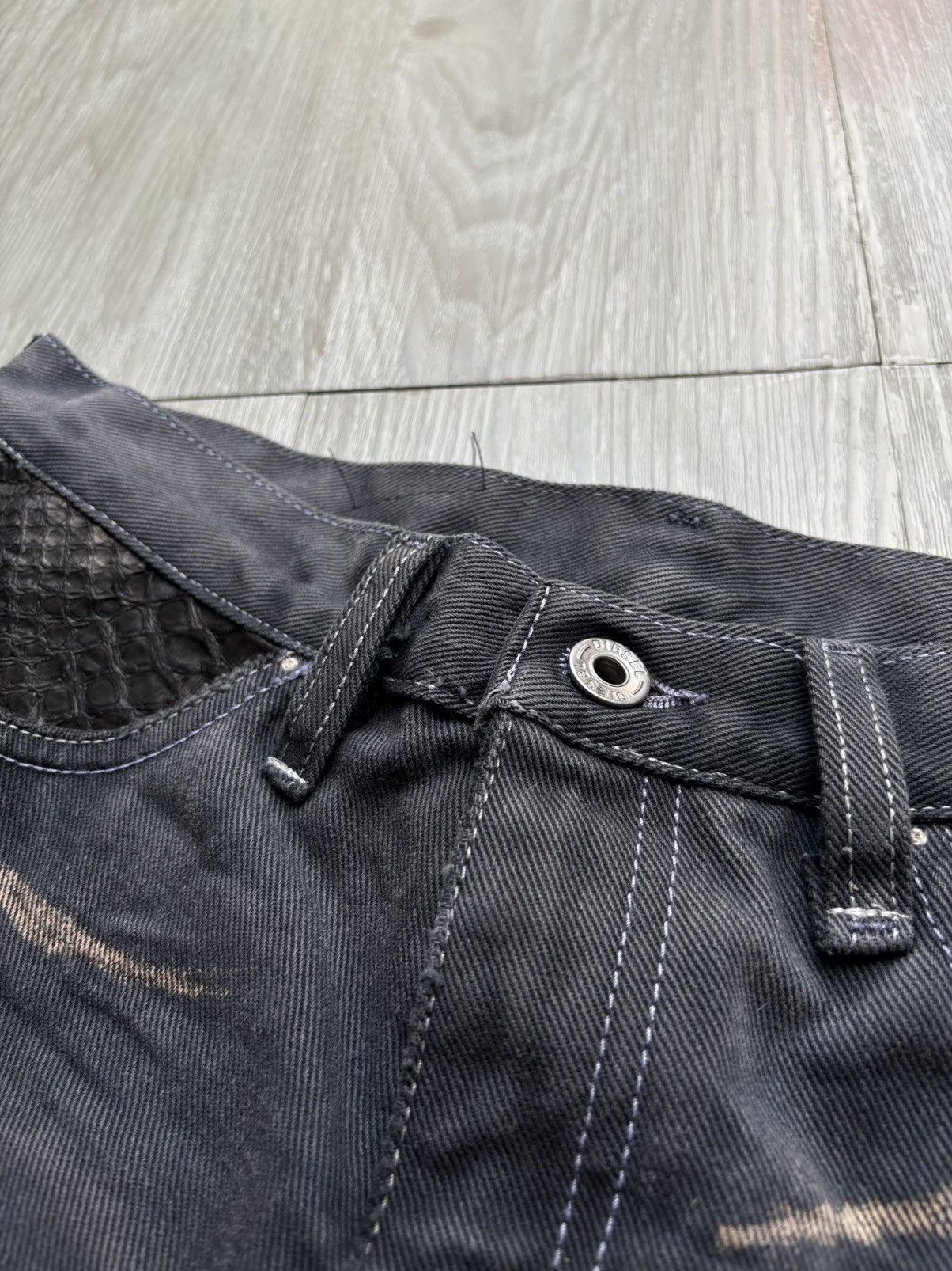 Japanese Brand lace up flare jeans Size US 28 / EU 44 - 3 Thumbnail