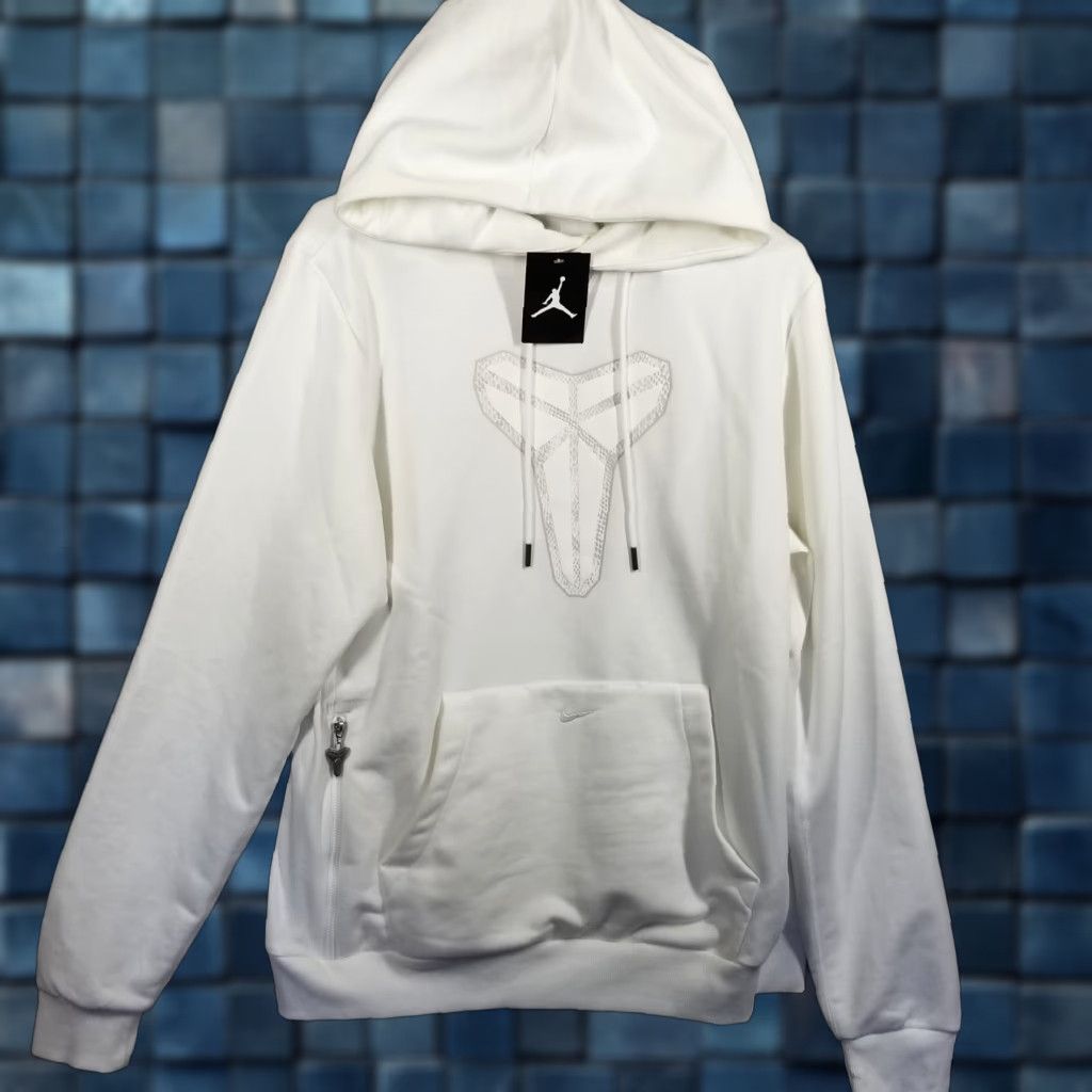 Nike VINTAGE Nike Kobe Basketball Hoodie Pullover Mens Medium Tall White Fleece 90s Training Size US M / EU 48-50 / 2 - 1 Thumbnail