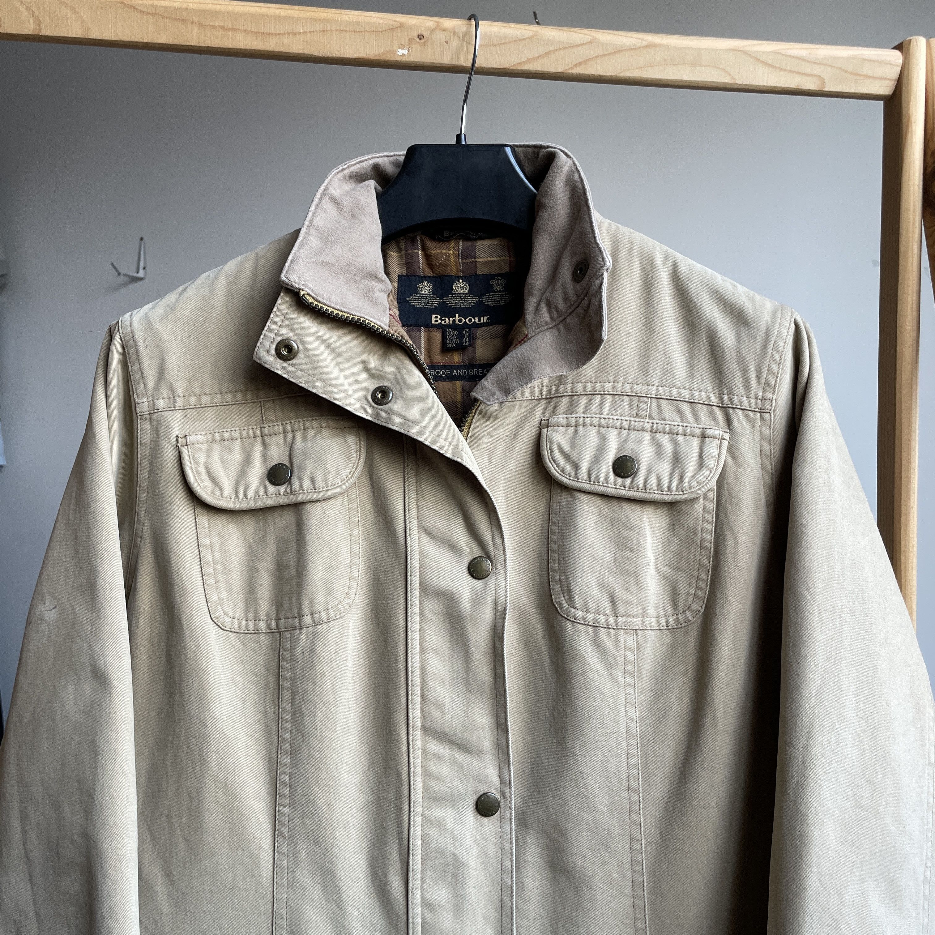 Barbour Barbour Womens Utility Soft Cotton Jacket Size XL / US 12-14 / IT 48-50 - 4 Thumbnail