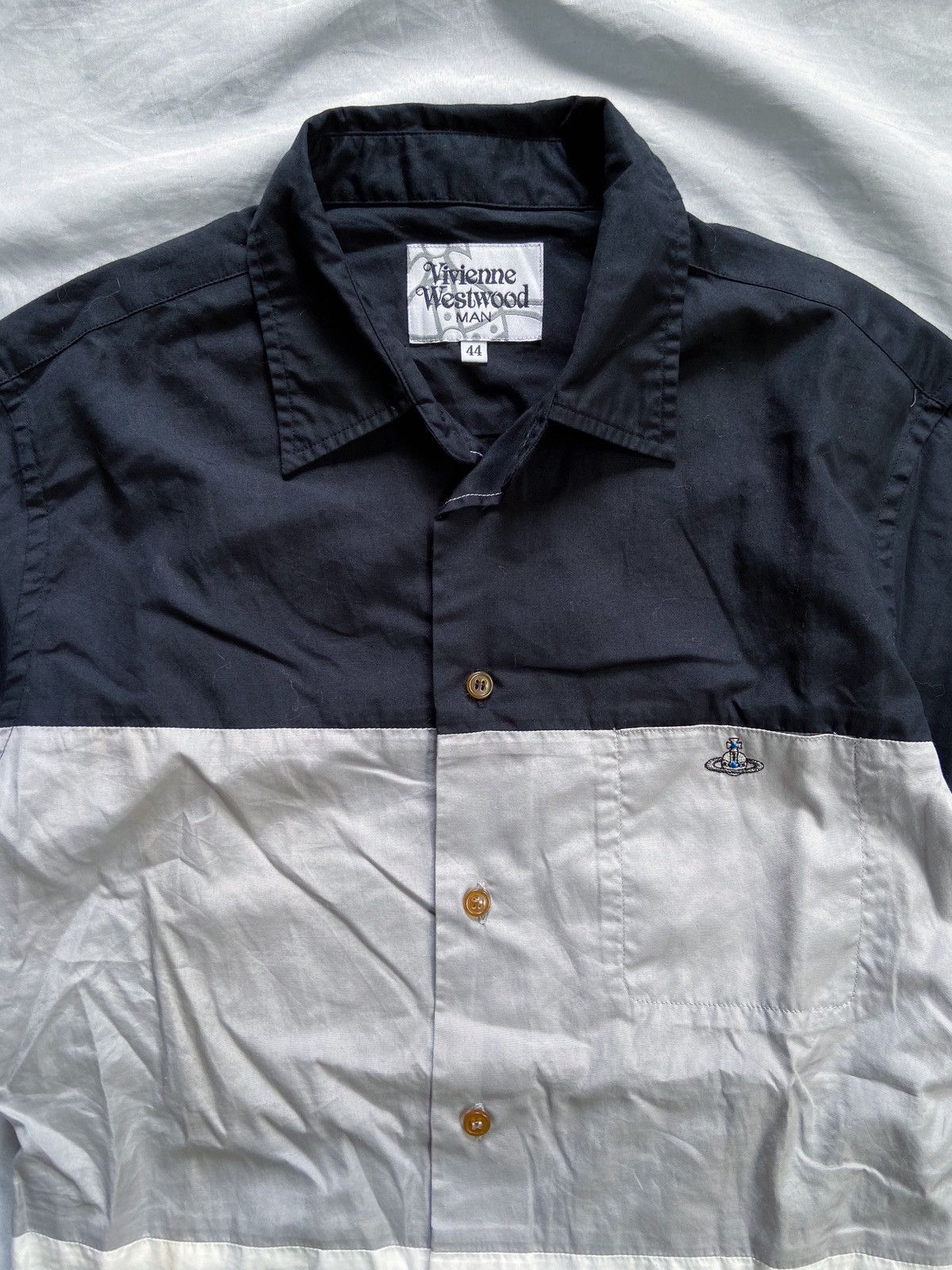 Vivienne Westwood VIVIENNE WESTWOOD MAN TRI COLORS BUTTON UP SHIRT Size US S / EU 44-46 / 1 - 4 Thumbnail