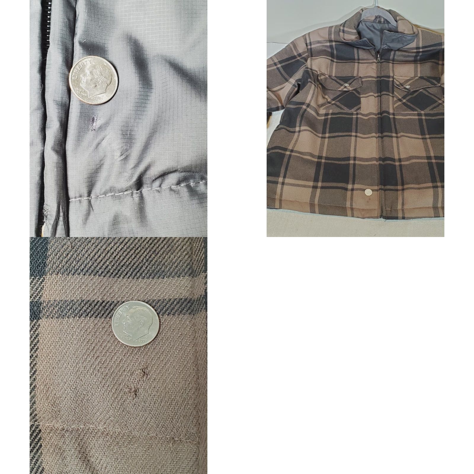 The North Face The North Face Reversible Full Zip Jacket Black / Brown Plaid Men's L Size US L / EU 52-54 / 3 - 10 Thumbnail