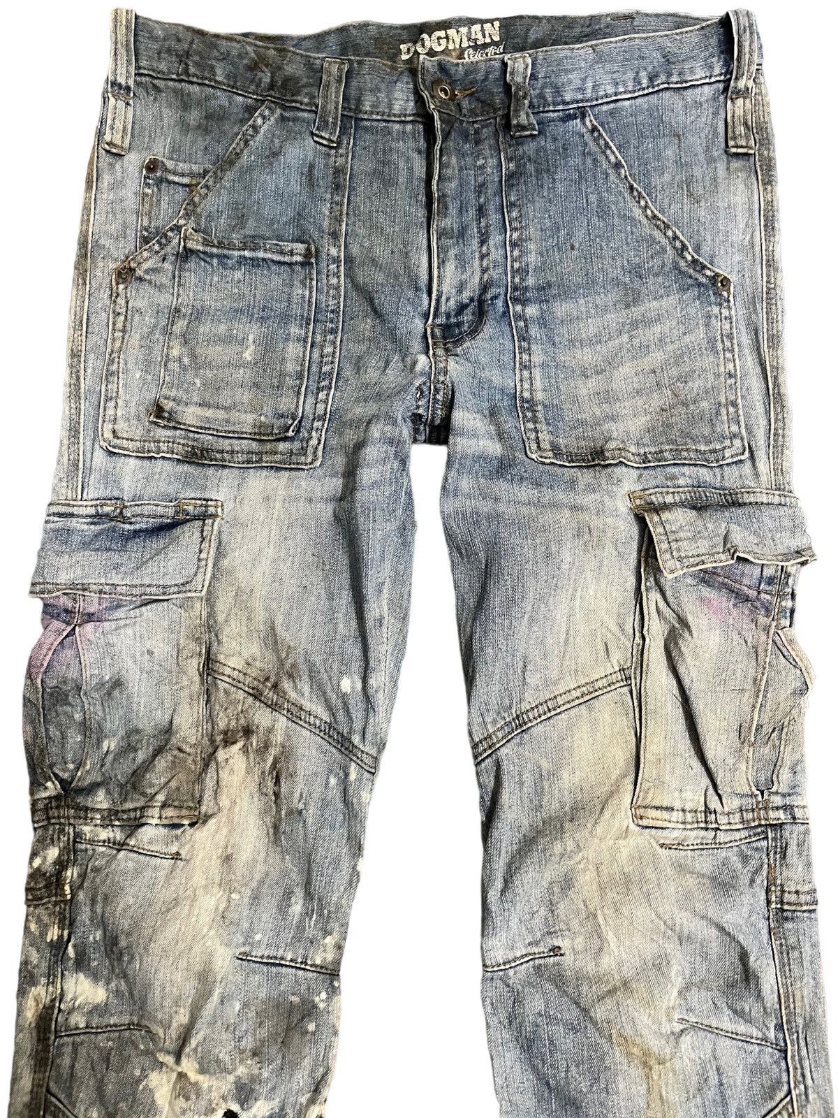 Beauty Beast × Japanese Brand Vintage Dogman Selected Thrashed Cargo Size US 33 - 2 Thumbnail
