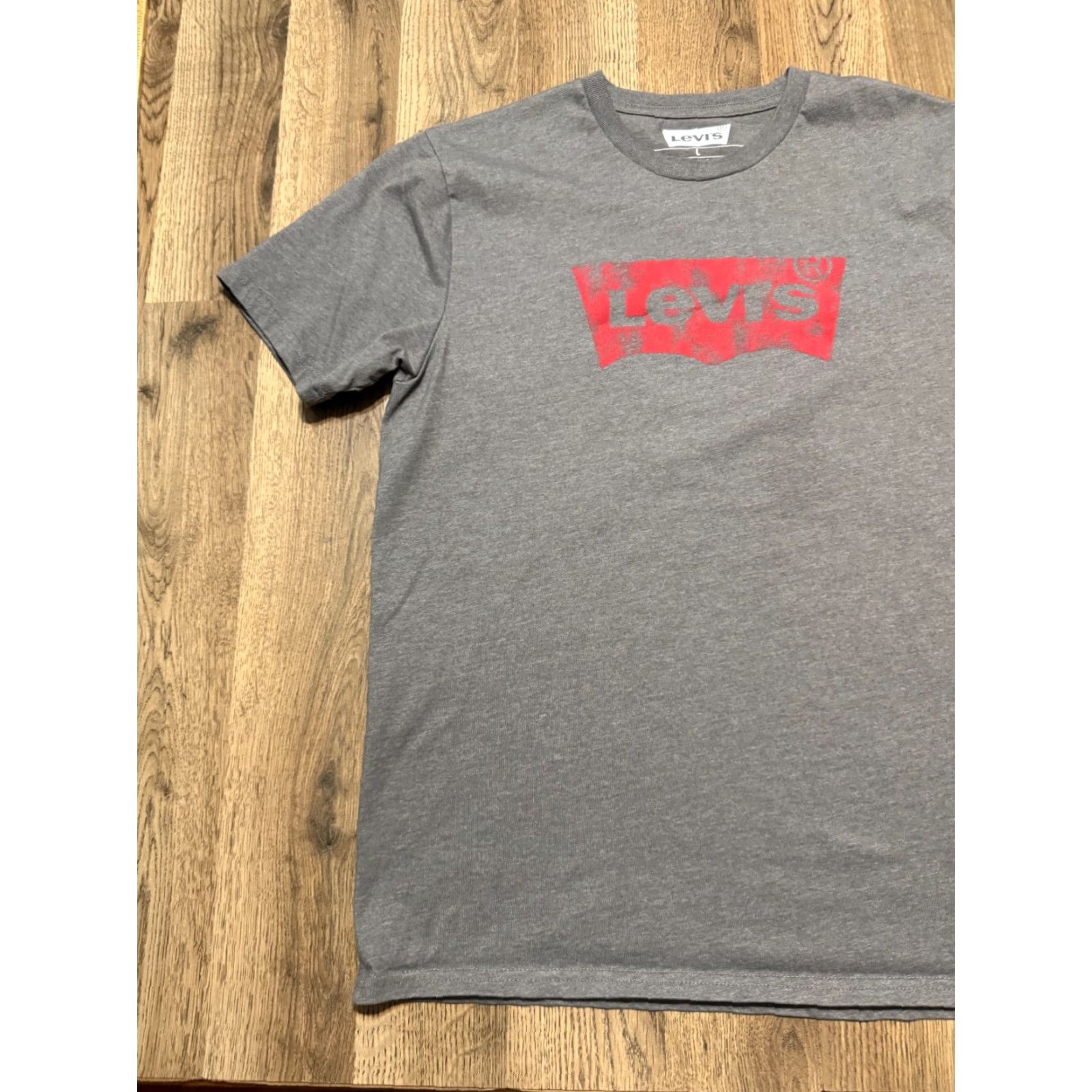 Levi's Levi's Shirt Mens Size Large Gray Red Short Sleeve Logo Graphic Print T-Shirt Size US L / EU 52-54 / 3 - 3 Thumbnail
