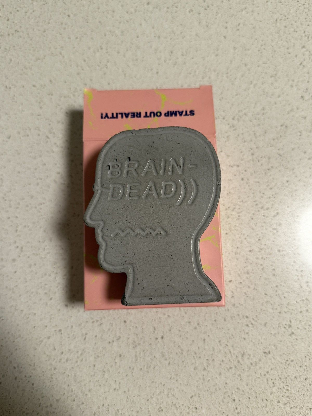 Brain Dead Brain Dead Big Head Ceramic Incense Burner - Grey (ONE SIZE) Size ONE SIZE - 1 Thumbnail
