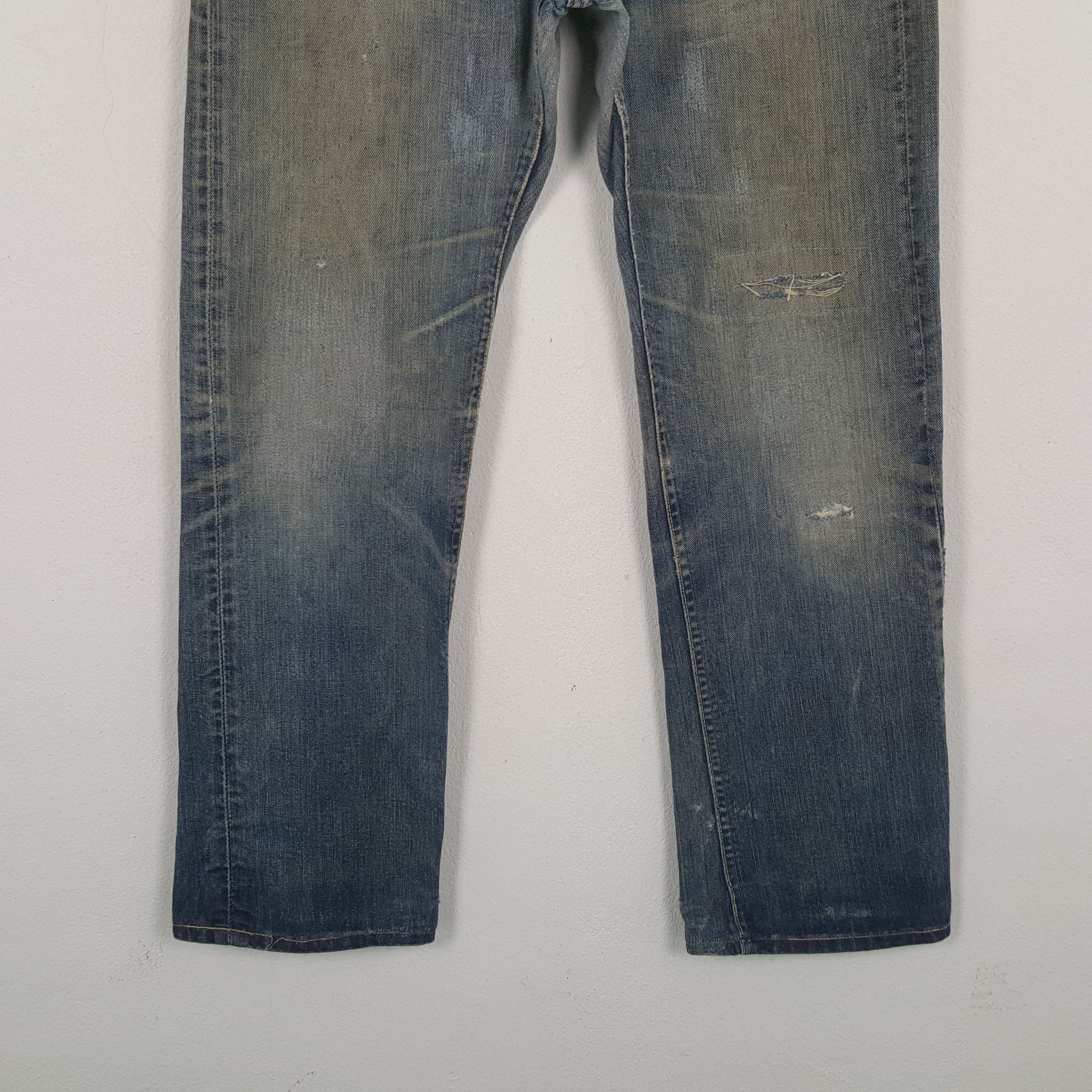 Lee Vintage 70's Lee Riders American Brand Distressed Jeans RR14 Size US 30 / EU 46 - 3 Thumbnail