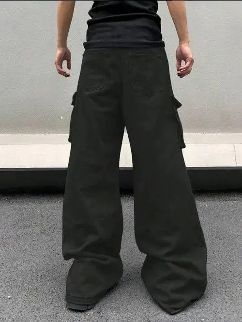 Jean Casual Workwear Denim Jeans With Multiple Pockets Size US 37 - 2 Thumbnail