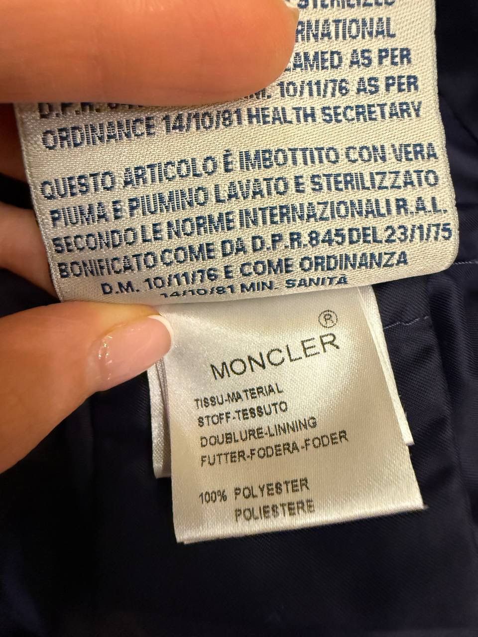 Moncler Authentic Moncler Johanna Women Down Blue Puffer Jacket Size XS / US 0-2 / IT 36-38 - 11 Thumbnail