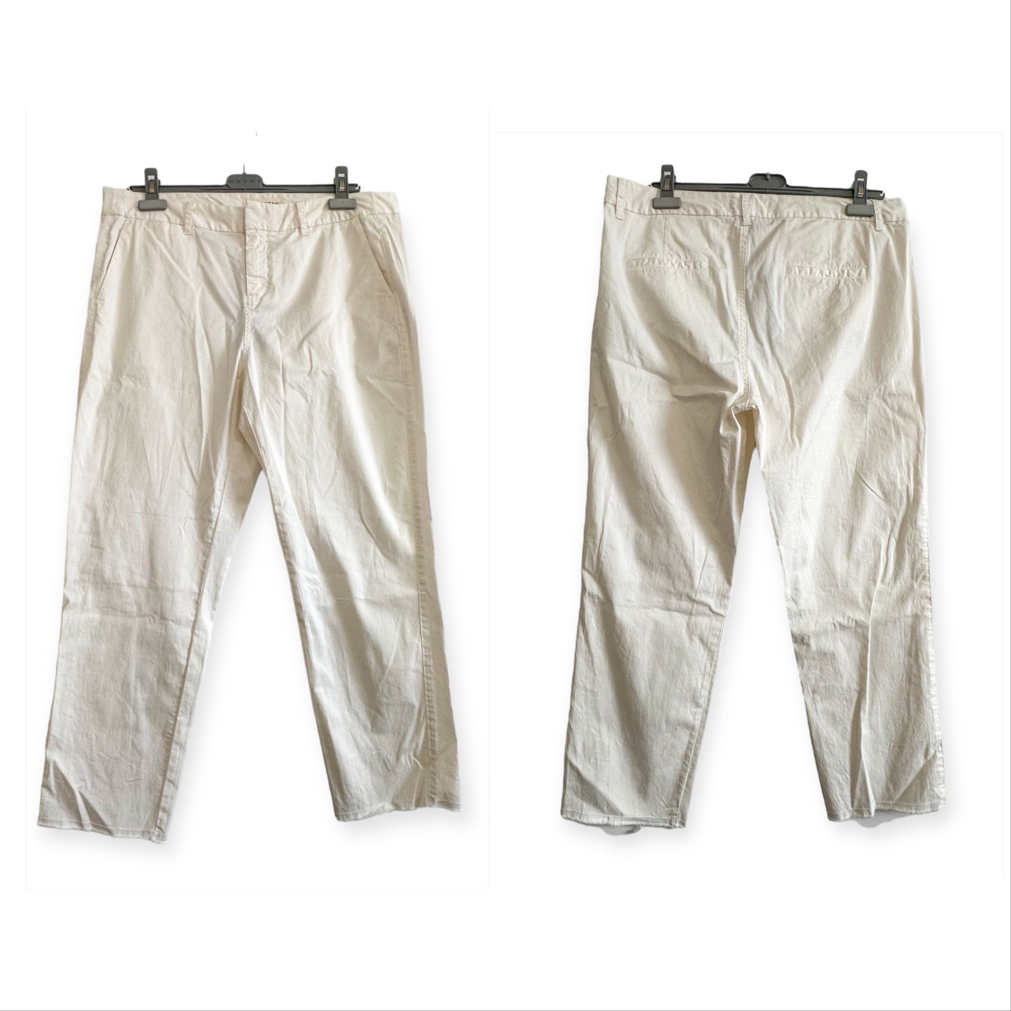 Nili Lotan Nili Lotan Montauk Pant in Eggshell, Size 12, NWT Size 34" / US 12 / IT 48 - 14 Thumbnail