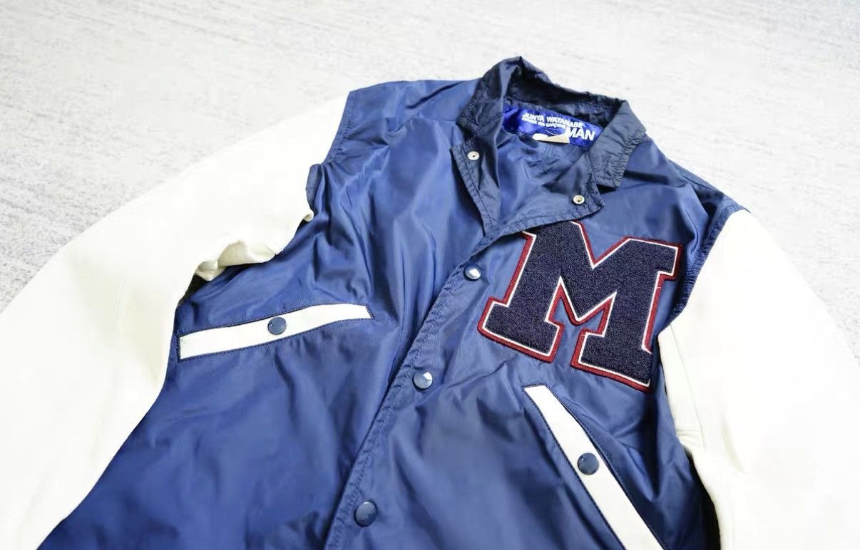 Comme des Garcons Comme des Garçons Junya Watanabe Leather Sleeve Jacket Size US S / EU 44-46 / 1 - 3 Thumbnail