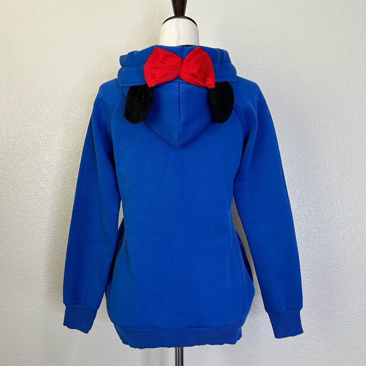 Mickey Mouse Minnie Mouse Ear Hoodie Blue Pullover Sweatshirt Size S / US 4 / IT 40 - 7 Thumbnail