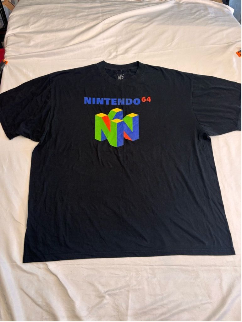 Nintendo Men's Nintendo 64 T-shirt 3XLT Black Size US XL / EU 56 / 4 - 1 Thumbnail