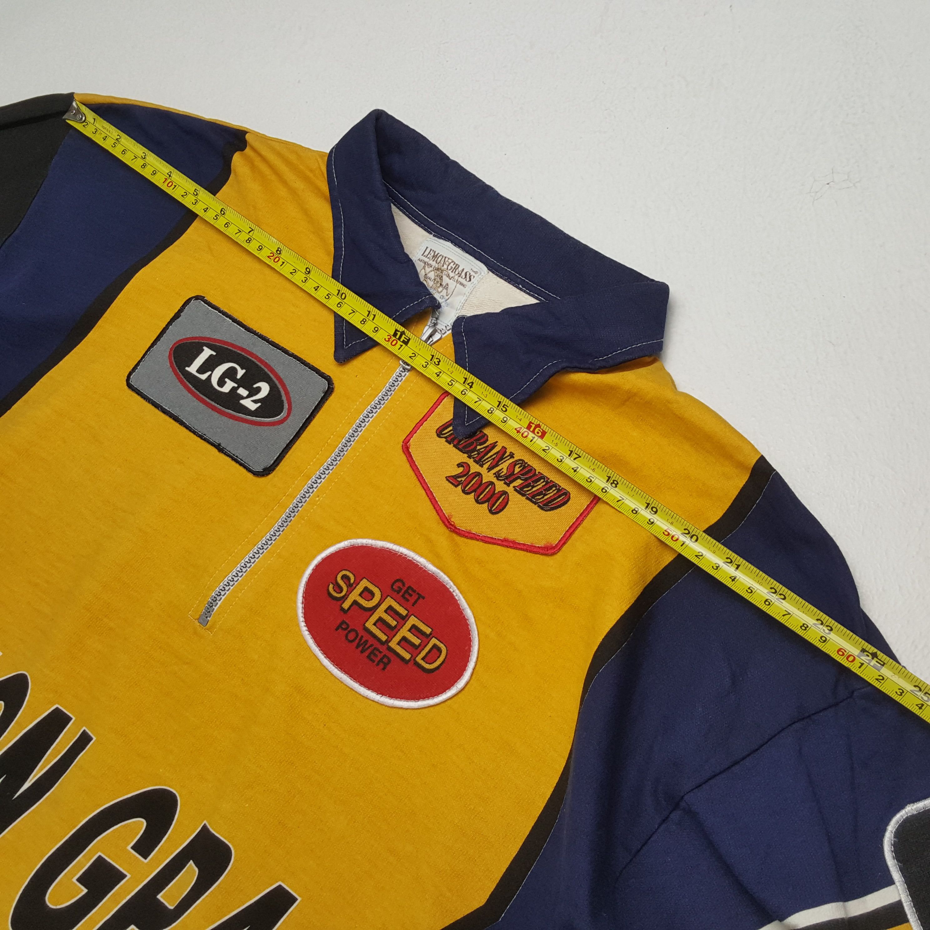 Vintage Vintage LEMON GRASS American Streetwear Racing Sweatshirt Size US XL / EU 56 / 4 - 4 Thumbnail