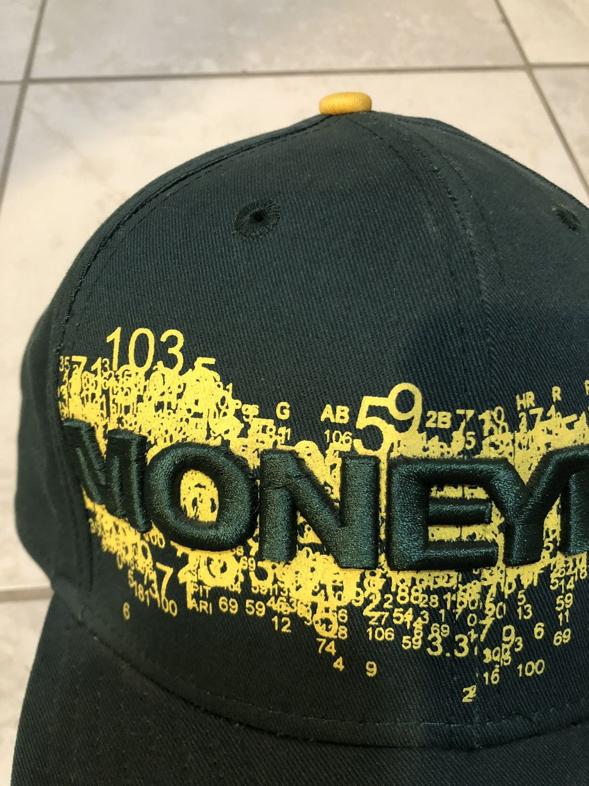 Other Rare sample Moneyball cast and crew Brad Pitt movie hat Size ONE SIZE - 2 Thumbnail