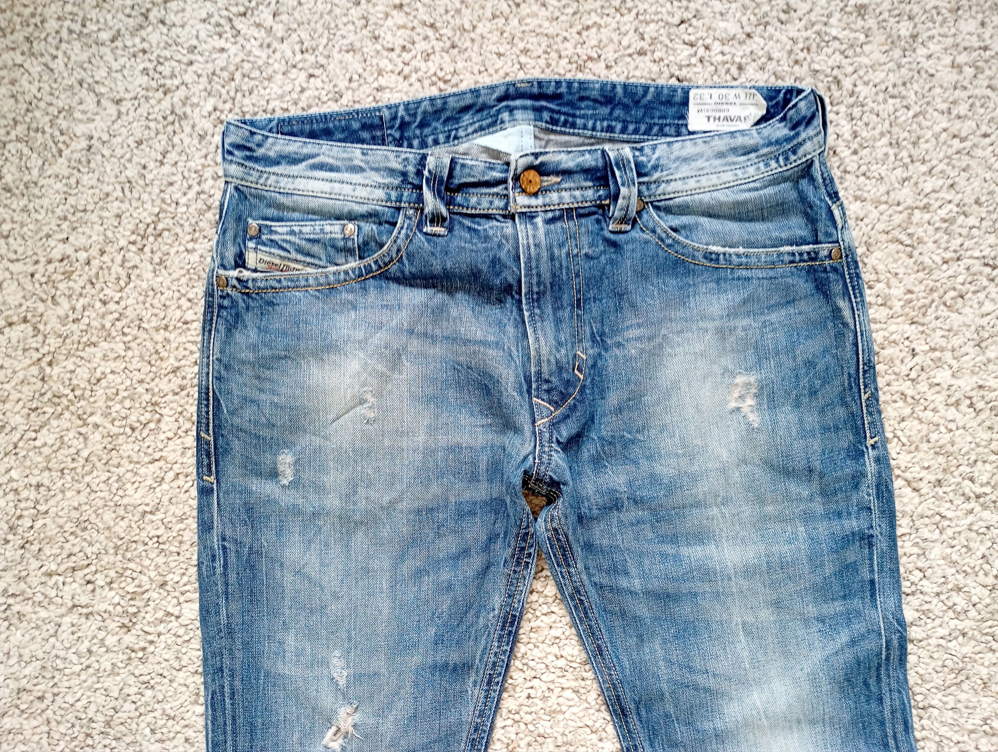 Diesel × Vintage Diesel Thavar Mens Denim Pants Jeans Size US 30 / EU 46 - 2 Thumbnail