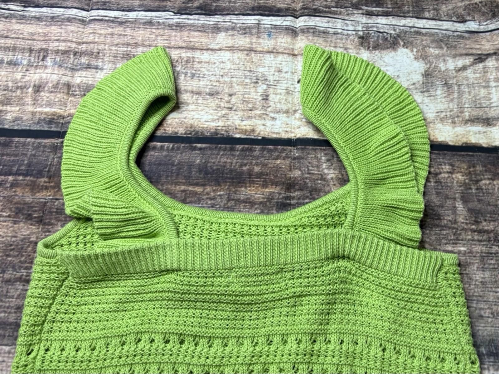 Luchiano Visconti Anthropologie Lush Crop Top Womens S Off the Shoulders Knit Size S / US 4 / IT 40 - 6 Thumbnail