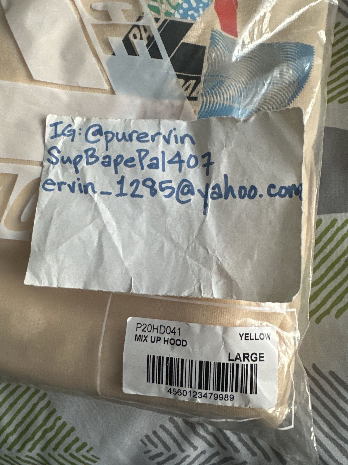 Palace Mix Up Hood Yellow size Large Size US L / EU 52-54 / 3 - 2 Thumbnail