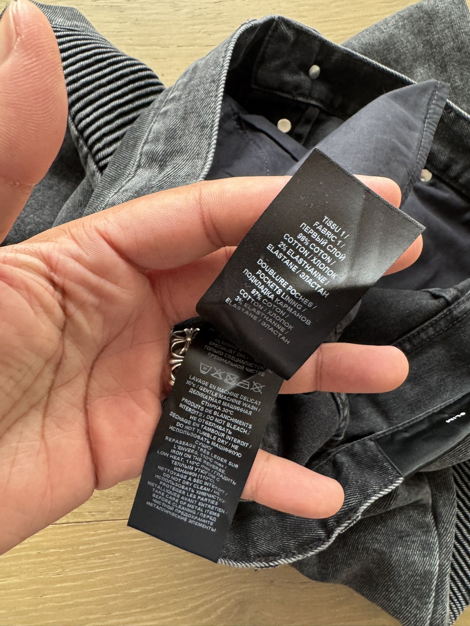 Balmain BALMAIN BIKER DENIM PANTS Size US 32 / EU 48 - 11 Thumbnail