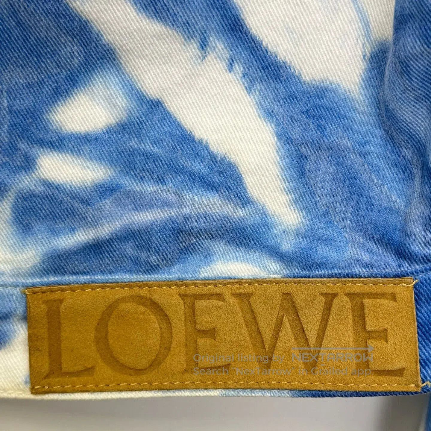 Loewe Loewe Irregular Tie-Dye Denim Jacket. Size US S / EU 44-46 / 1 - 4 Thumbnail