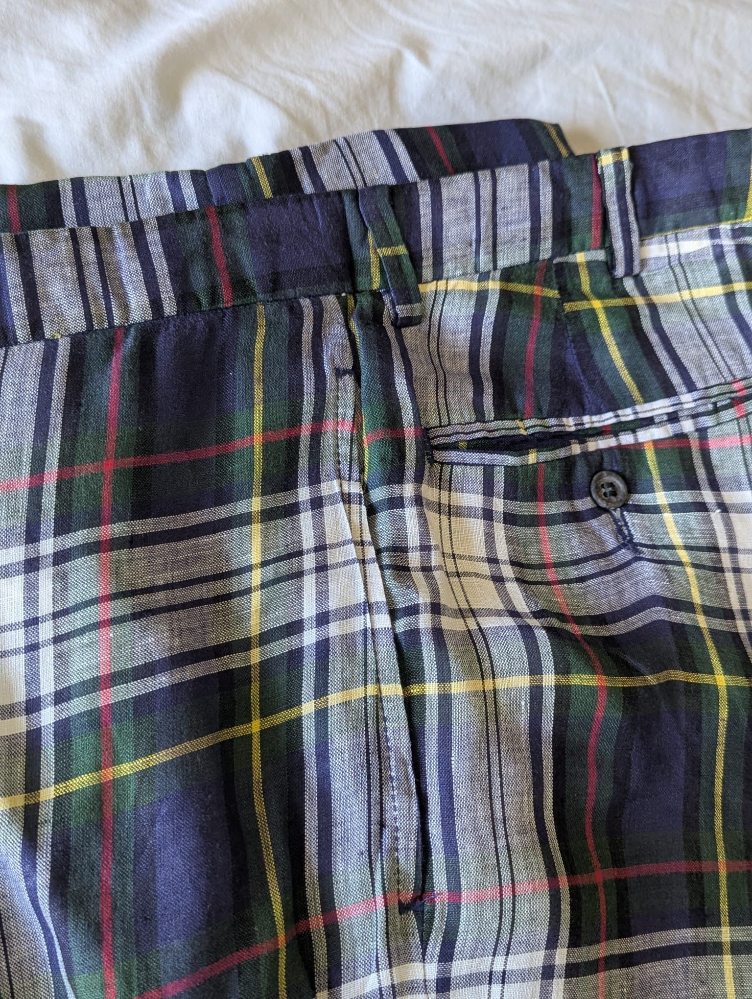 Polo Ralph Lauren Vintage Linen Trouser Size US 35 - 1 Thumbnail