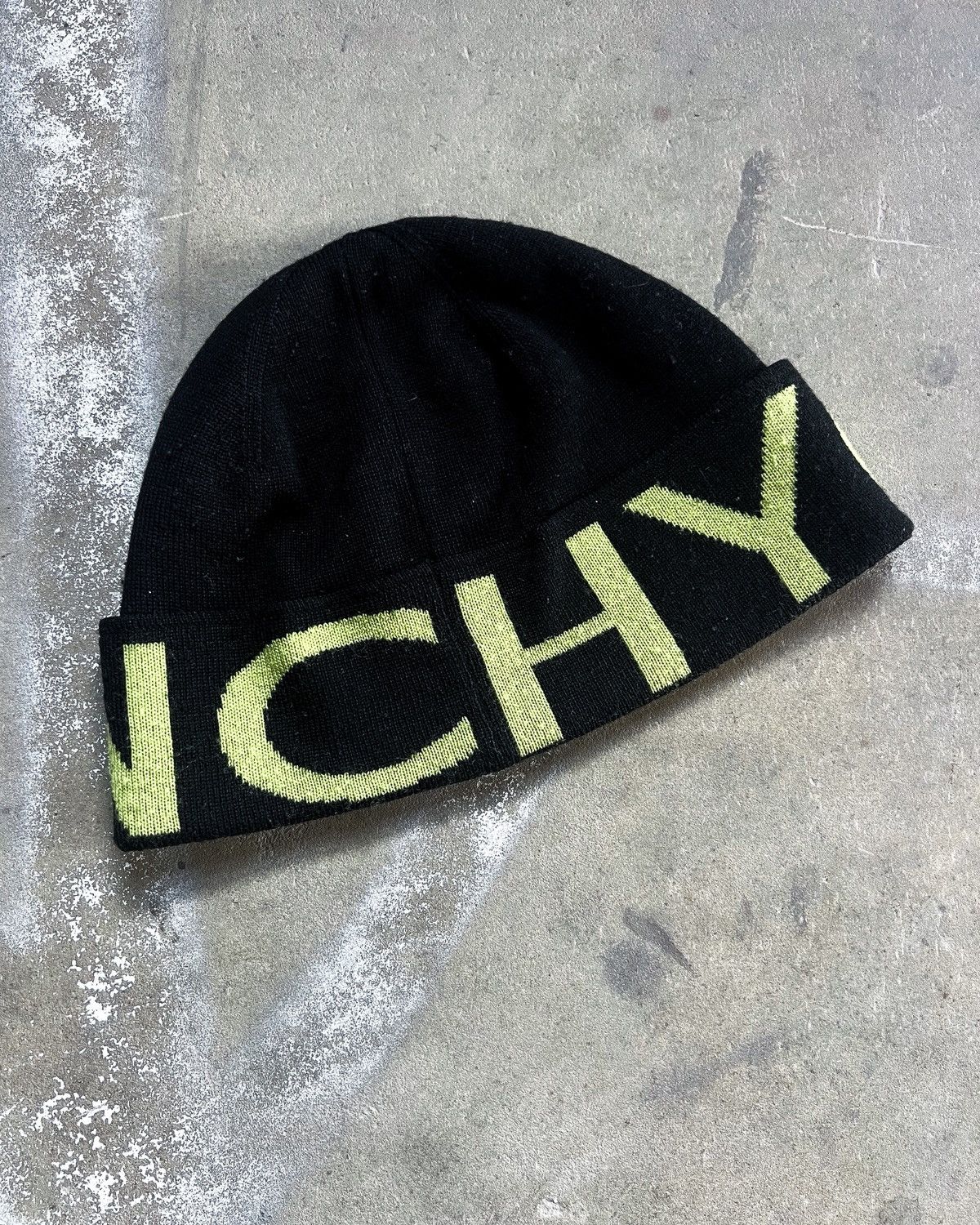 Givenchy GREEN JACQUARD LOGO BEANIE Size ONE SIZE - 2 Thumbnail