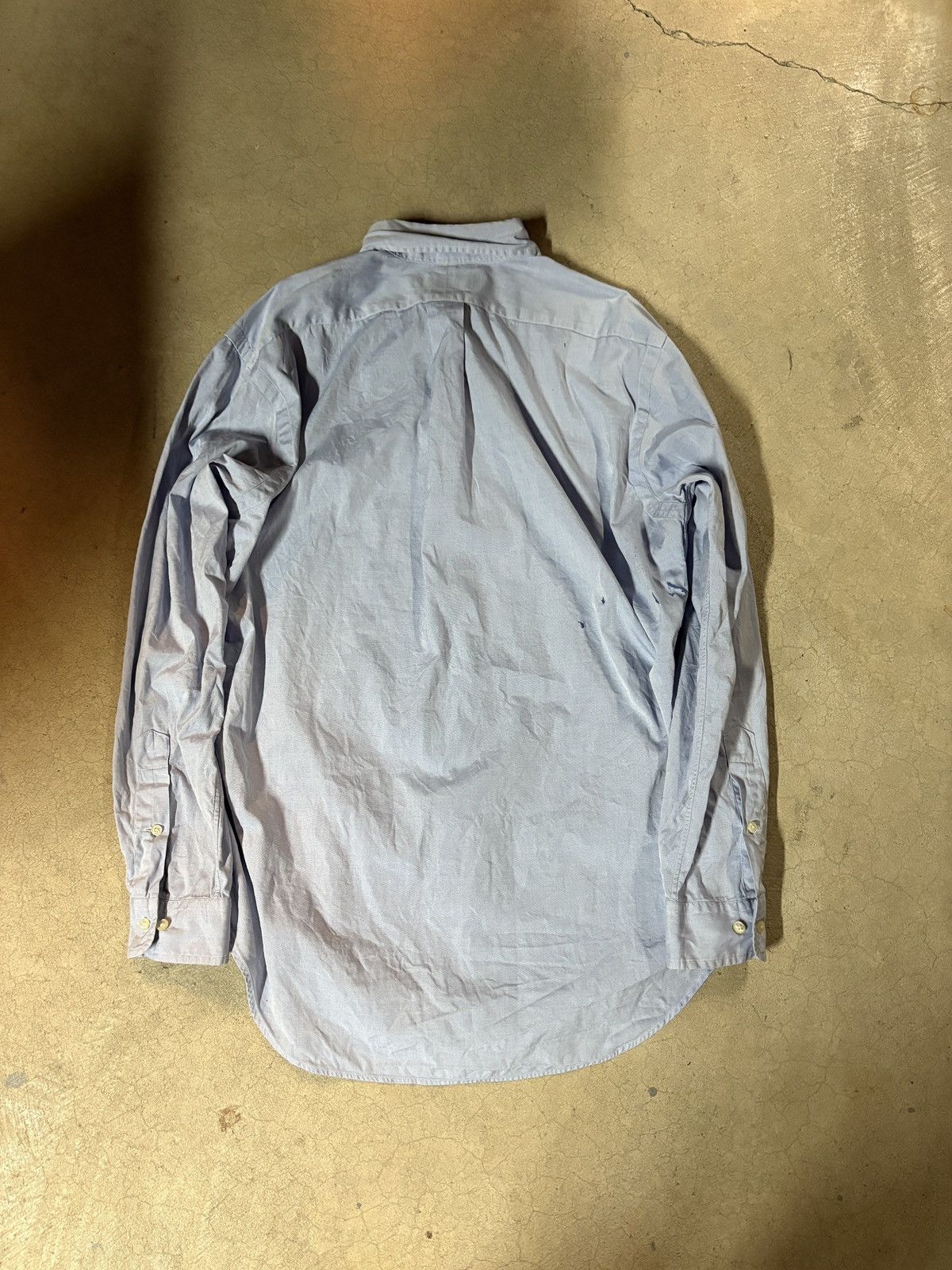 Polo Ralph Lauren Vintage 90s Polo Ralph Lauren Long Sleeve Shirt Light Blue Size US M / EU 48-50 / 2 - 3 Thumbnail